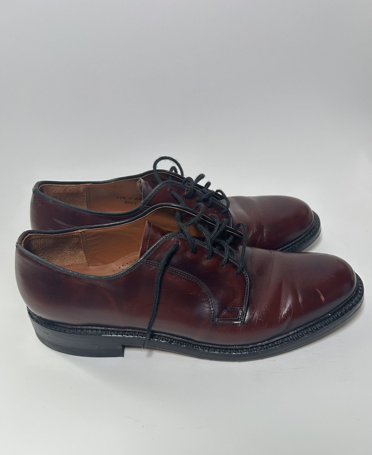 Dack's Dack’s Red Leather Derbies Size US 11.5 / EU 44-45 - 4 Thumbnail