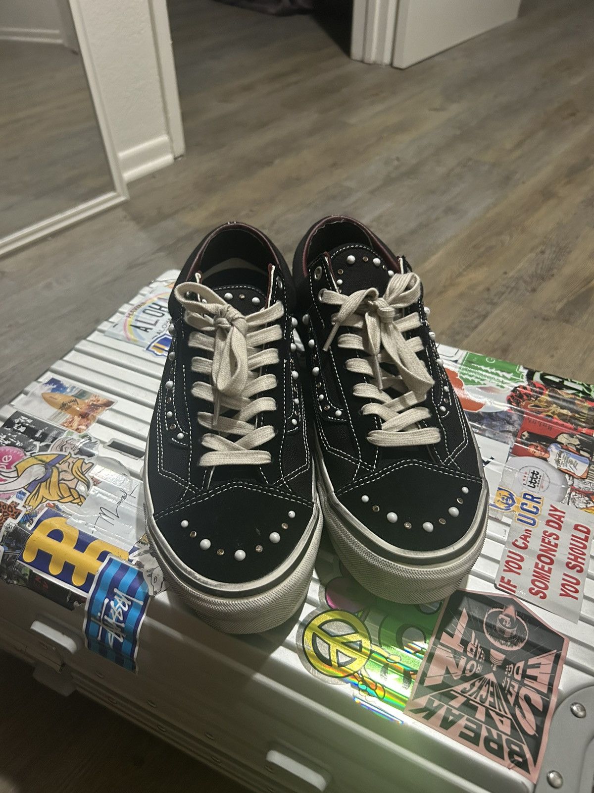 Satoshi Nakamoto × Vans Vans OTW Old Skool 36 Pearlized Black Size US 12 / EU 45 - 1 Thumbnail