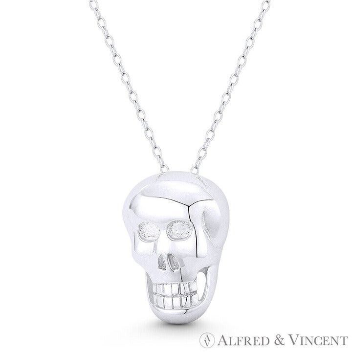 Other Skull / Skeleton Head Goth & Punk Charm Pendant Size ONE SIZE - 1 Preview