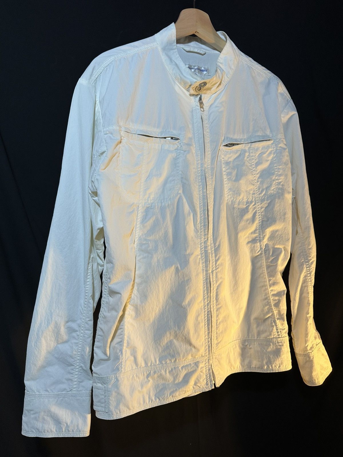 Comme des Garcons SHIRT Commended Garcons SHIRT Lightweight Coat/Jacket White Size S / US 4 / IT 40 - 1 Thumbnail