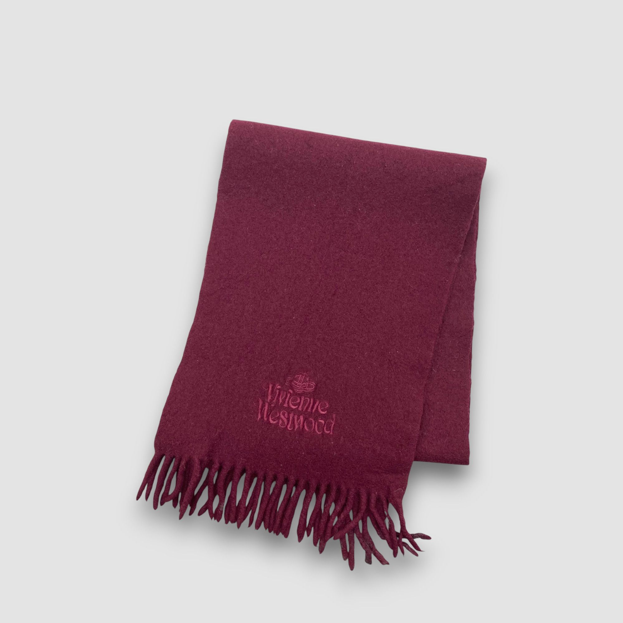 Vivienne Westwood Vintage Vivienne Westwood Scarf Muffler Orbs Wool Scarves Size ONE SIZE - 3 Thumbnail