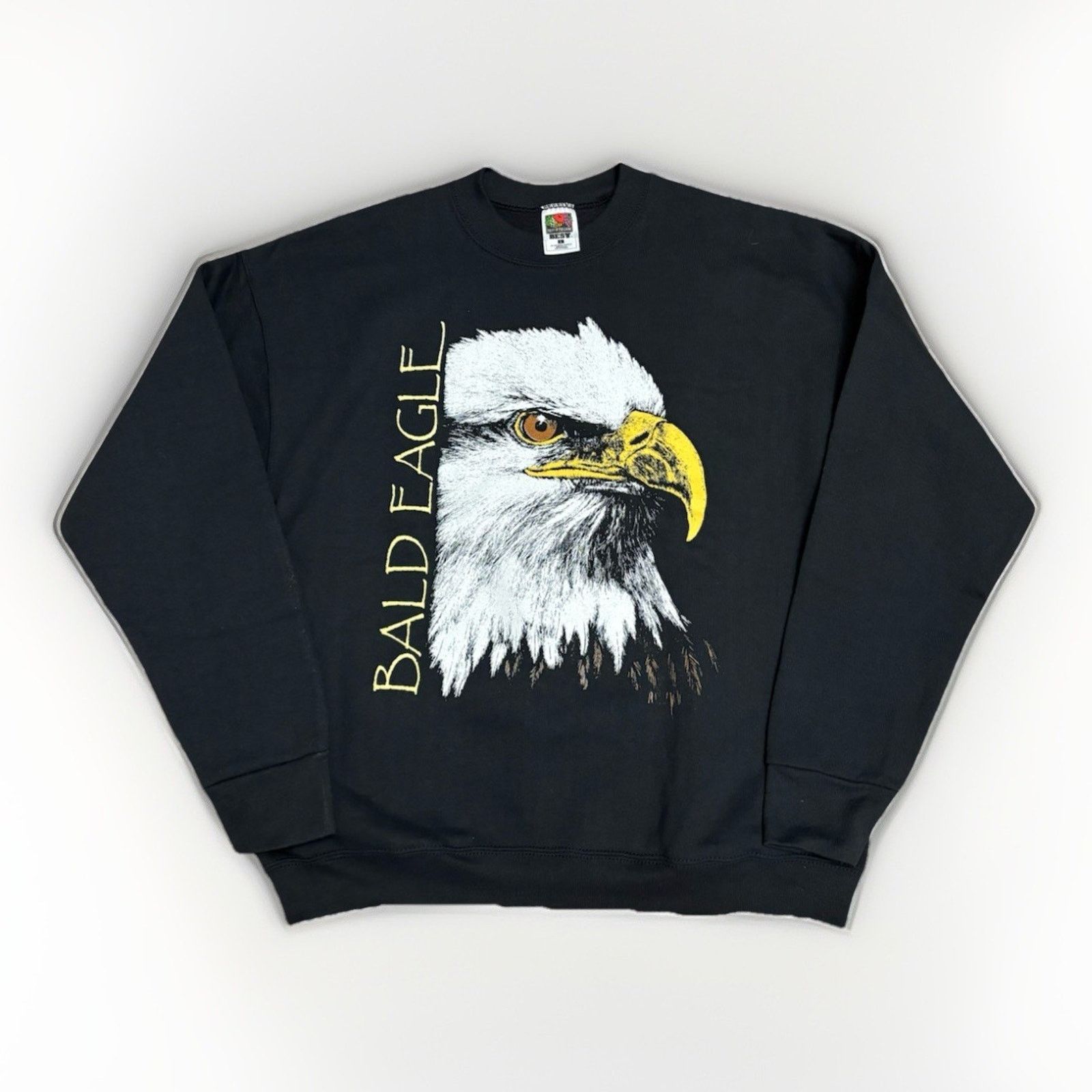 Hanes Vintage 90s Bald Eagle Nature Graphic Sweatshirt Crewneck L Size US L / EU 52-54 / 3 - 1 Thumbnail