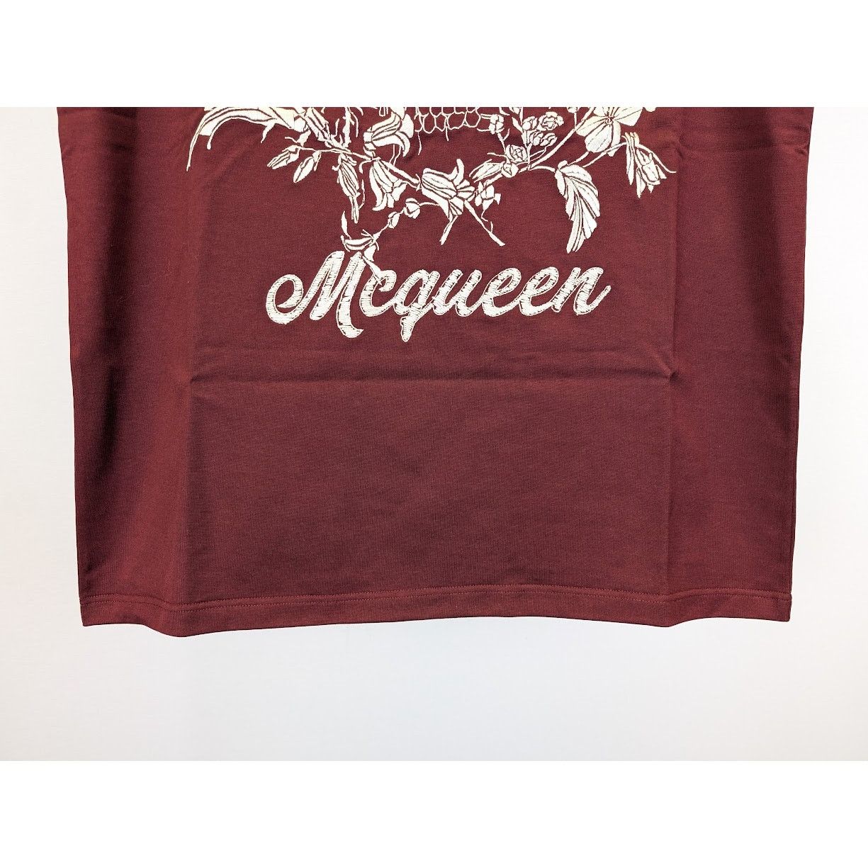 Alexander McQueen o1rshd1 Short Sleeve T-Shirt in Burgundy XL Size US XL / EU 56 / 4 - 7 Thumbnail