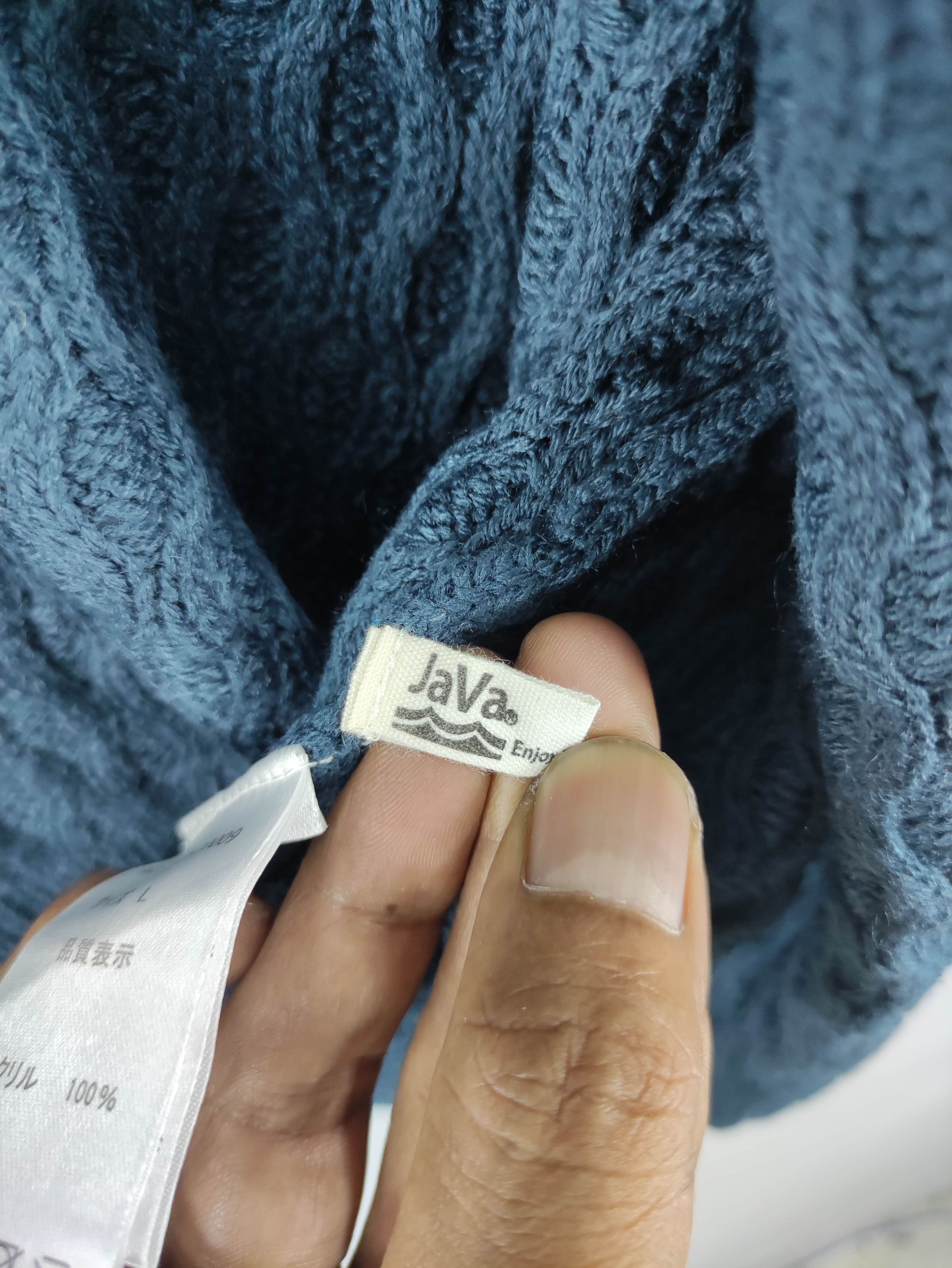 Japanese Brand Vintage Java Cardigan Acrylic Knit Sweater Block Colour Size US L / EU 52-54 / 3 - 4 Thumbnail