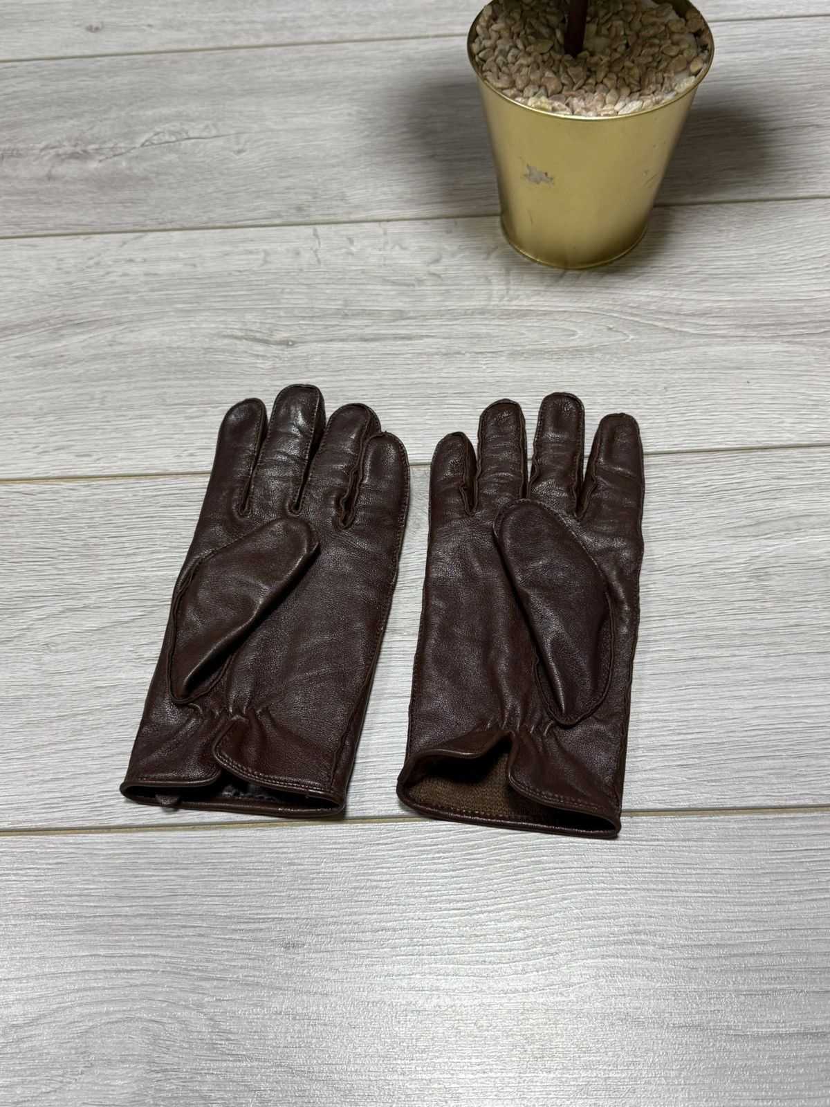 H&M Leather gloves insulated H&M Size ONE SIZE - 3 Thumbnail