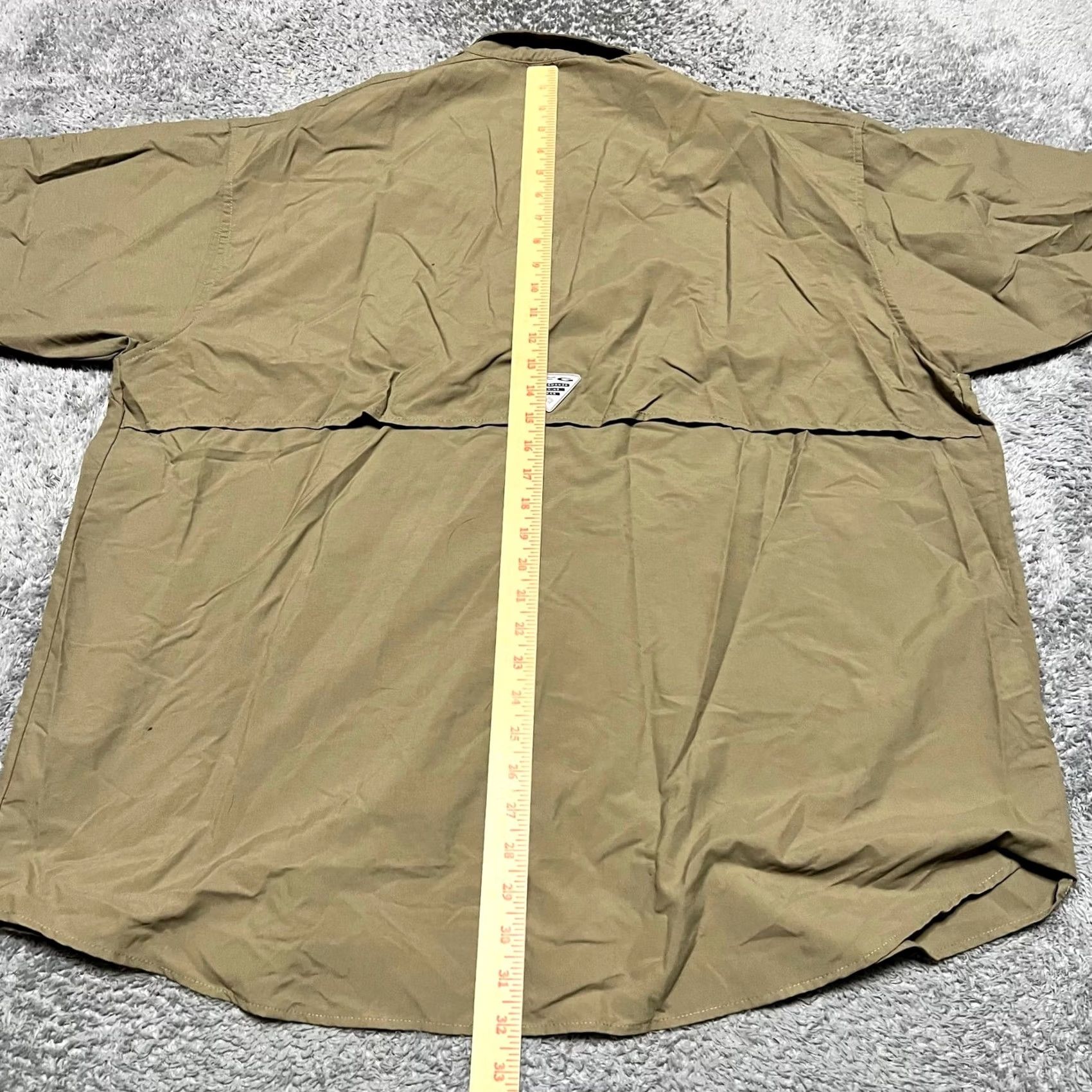 Vintage Columbia PFG Shirt Mens XL Button Up Short Sleeve Performance Brown Green Mens XL Size US XL / EU 56 / 4 - 7 Thumbnail