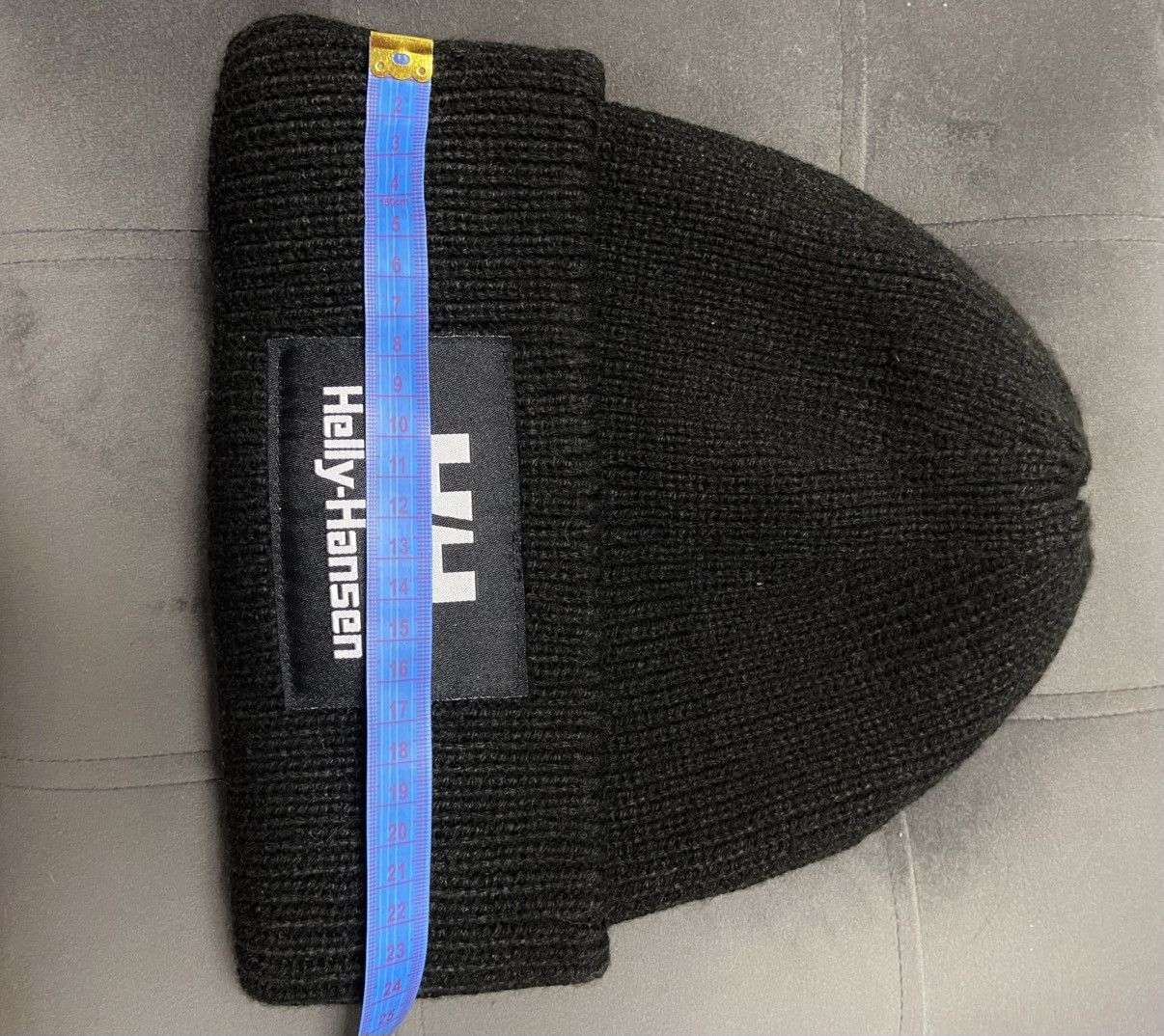 Helly Hansen Helly Hansen HH logo beanie hat black Knit winter warm STD Size ONE SIZE - 9 Thumbnail