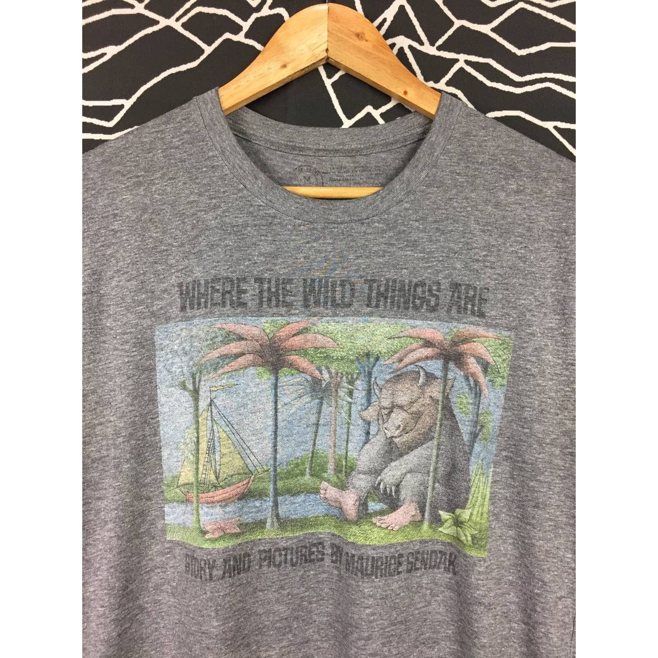 Cartoon Network × Vintage Where The Wild Things Are By Maurice Sendak Cartoon Tee Size US M / EU 48-50 / 2 - 3 Thumbnail