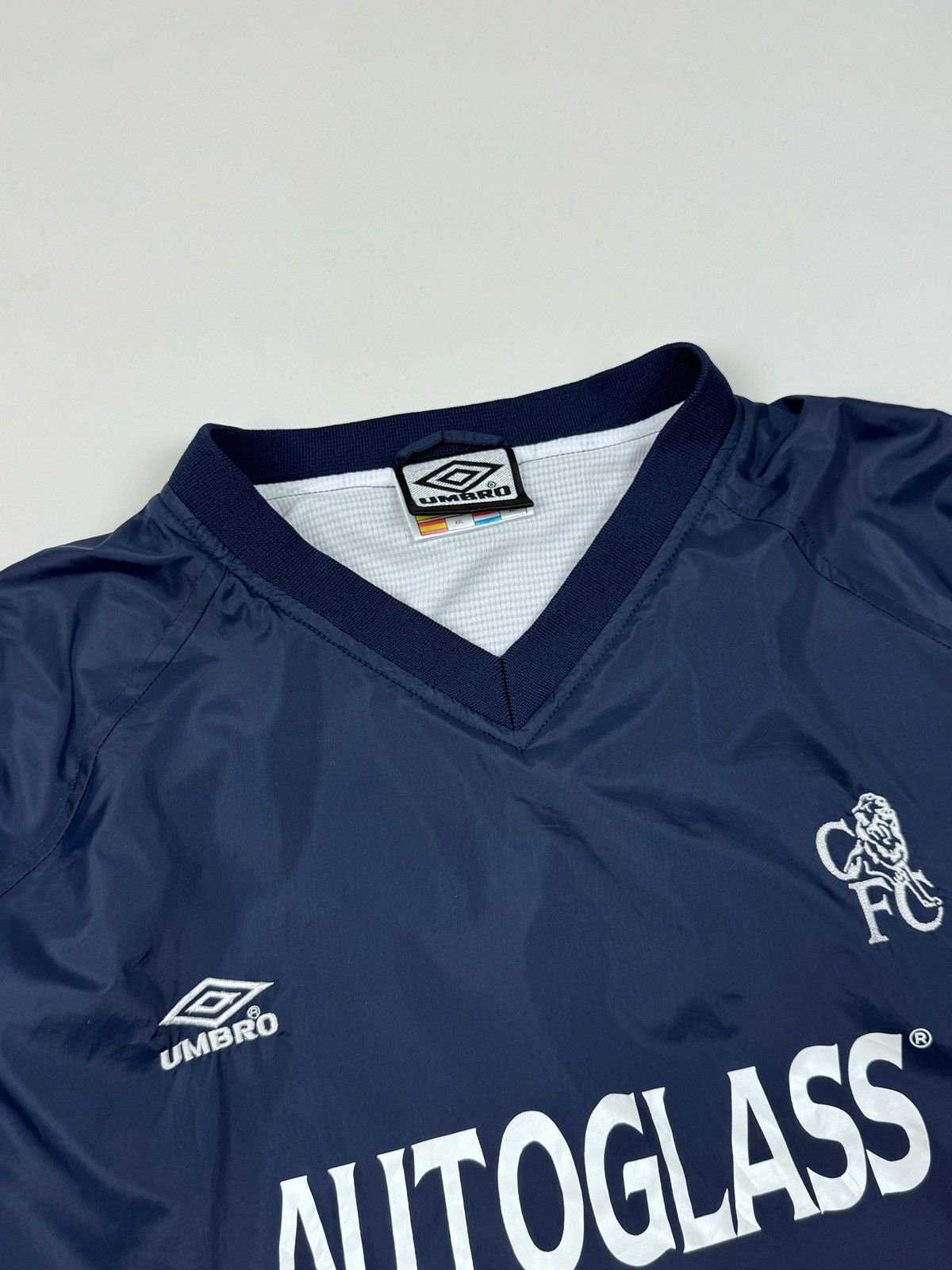 Umbro 1999 Vintage Umbro Chelsea Autoglass Training Jacket Size US XXL / EU 58 / 5 - 5 Thumbnail