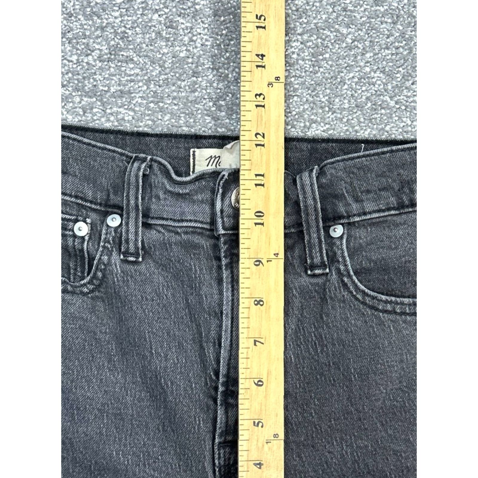 Madewell VINTAGE Madewell Skinny Jeans Womens 26 Gray Cotton Stretch 27.5 Inseam Modern 2010s Size 26" / US 2 / IT 38 - 5 Thumbnail