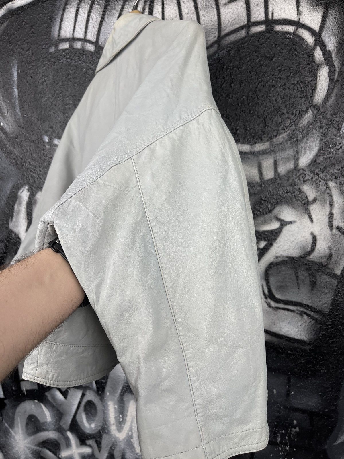 Reiss Reiss Lamb Leather Asymmetrical Jacket Women’s Size Medium Size M / US 6-8 / IT 42-44 - 17 Thumbnail