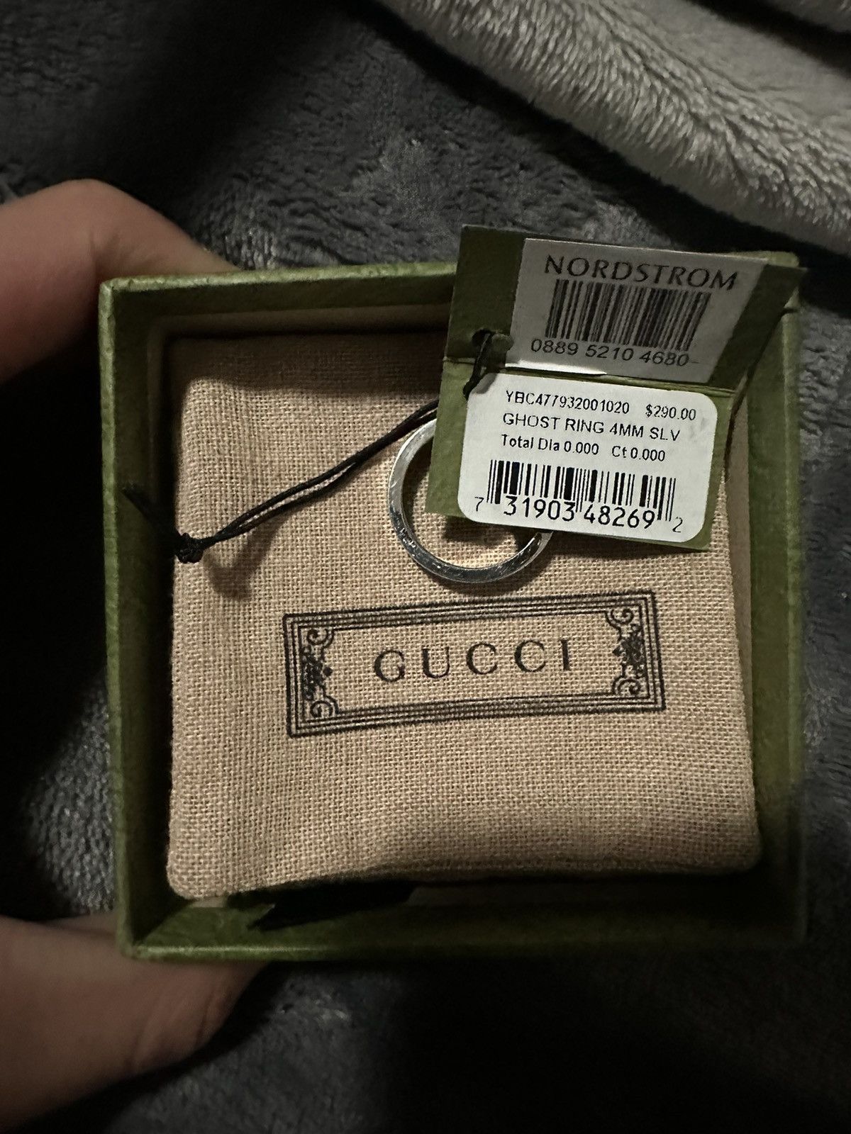 Gucci GUCCI RING CHAIN SKULL GG LOGO Size ONE SIZE - 10 Thumbnail