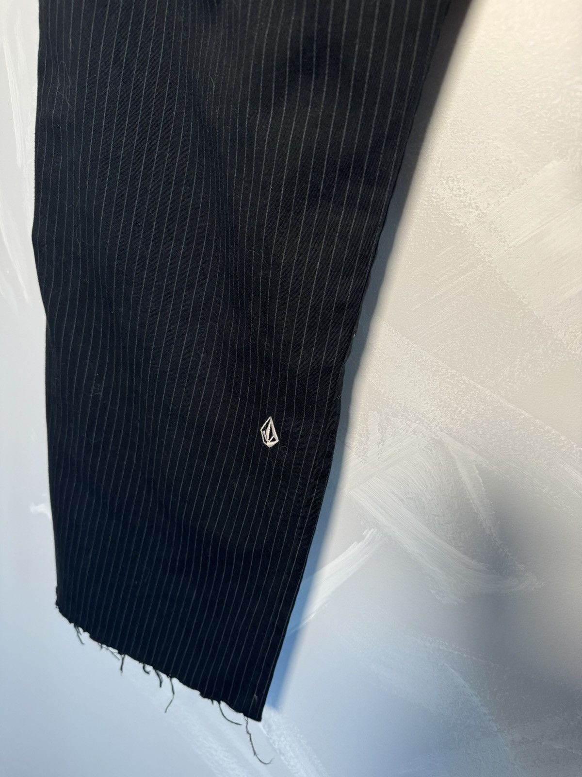 Volcom Volcom Black Dress Pants Skater Pants Stripped Vintage Size US 32 / EU 48 - 6 Thumbnail
