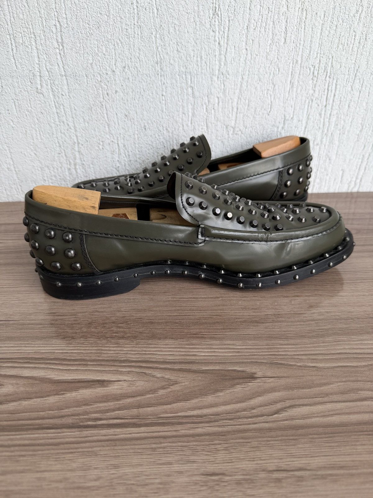 Prada 🔋❗️ Archival 🕷️Studded loafers Size US 10 / EU 43 - 13 Thumbnail