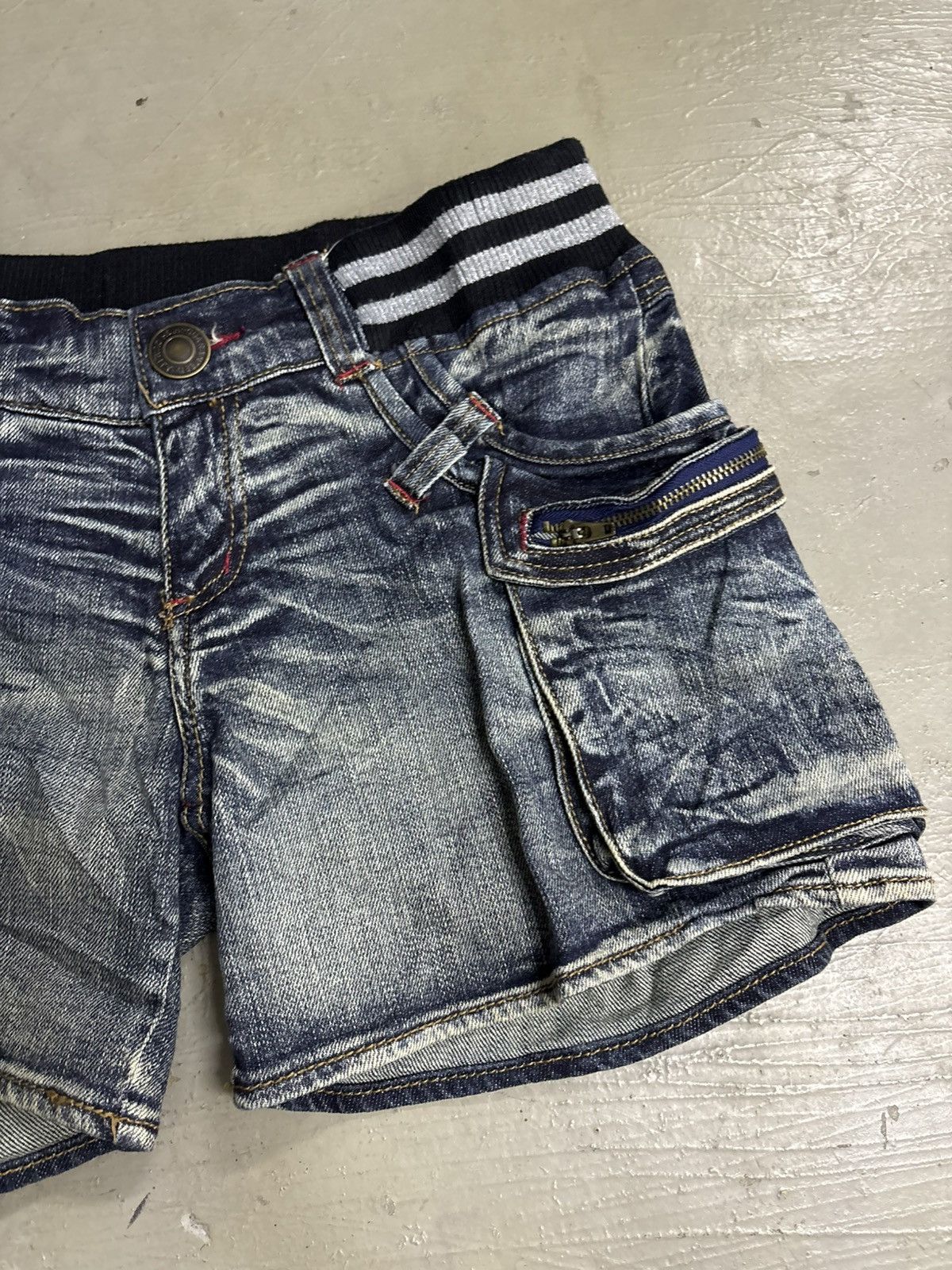 If Six Was Nine RNA H Naoto Acid Wash Japanese brand Denim shorts Size 30" / US 8 / IT 44 - 7 Thumbnail