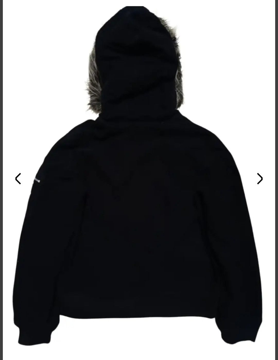 BUFFALO BOBS 2000's Faux Fur Hoodie Cropped Velvet Jacket Size US M / EU 48-50 / 2 - 11 Thumbnail