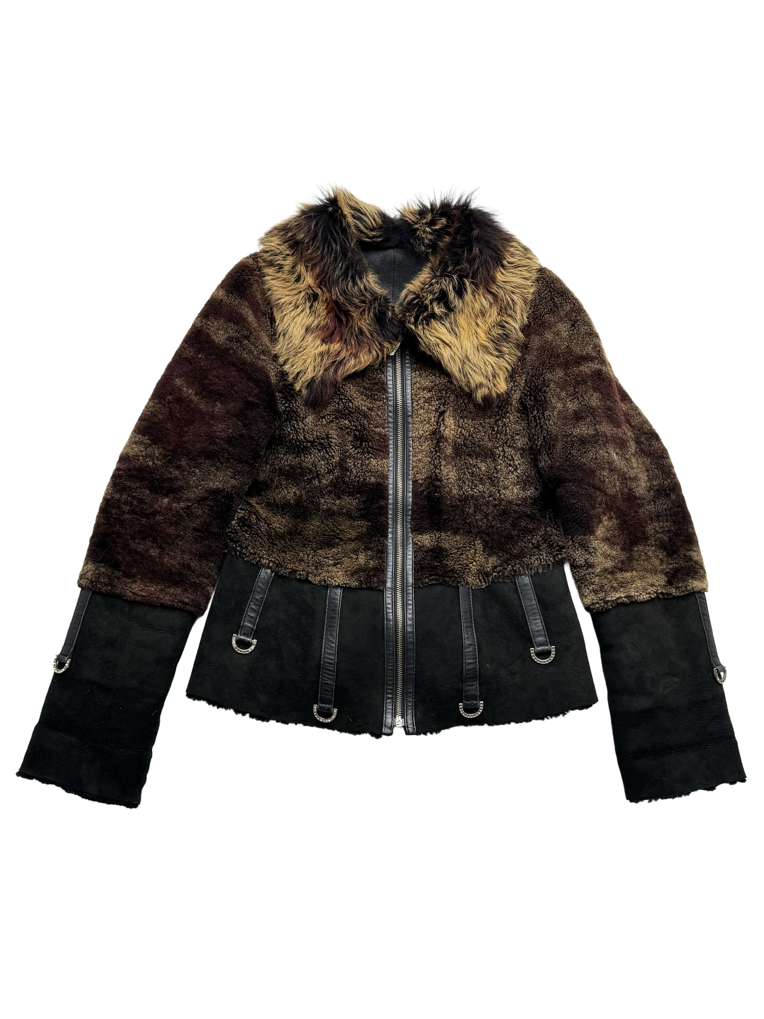 Vintage Vintage Real Sheepskin Cropped Jacket Size M / US 6-8 / IT 42-44 - 5 Thumbnail