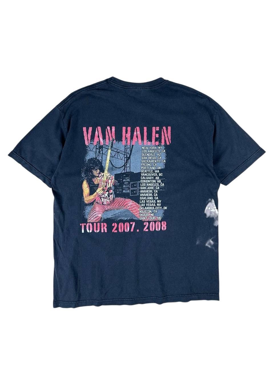 Band Tees Vintage Van Halen 2007/2008 Tour tee Size US XL / EU 56 / 4 - 1 Thumbnail