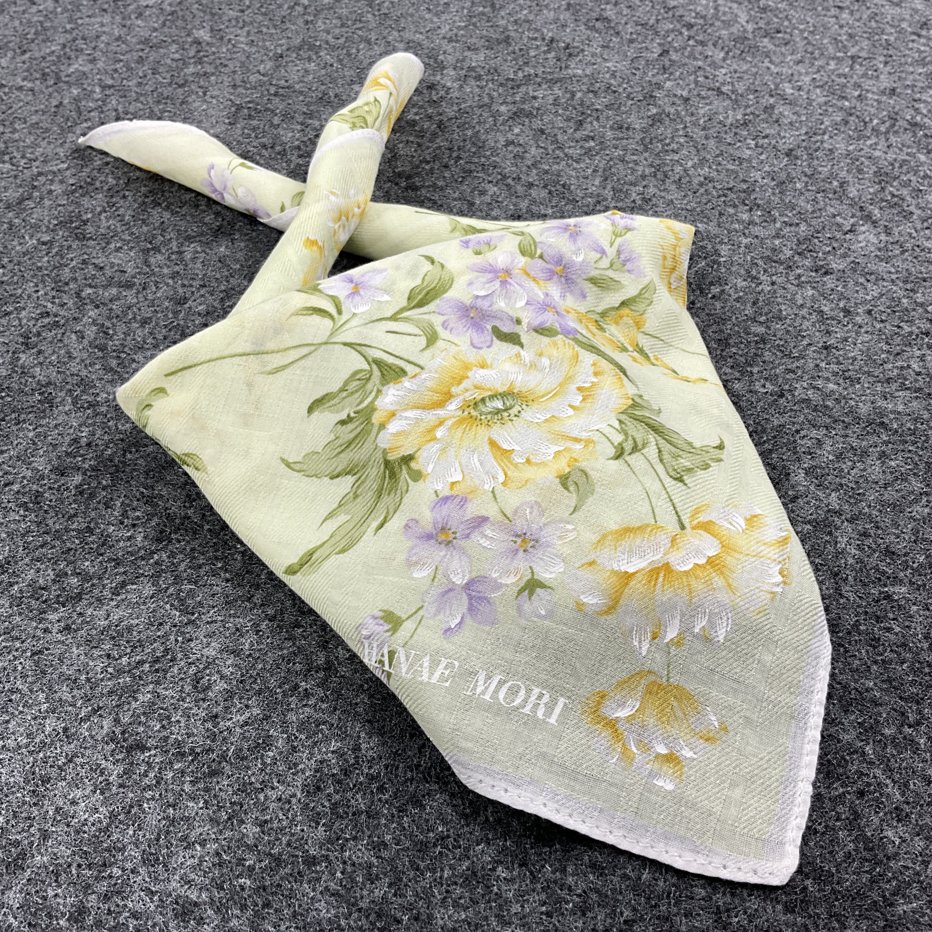 Vintage Vintage Hanae Mori Handkerchief / Bandana / Neckerchief B053 Size ONE SIZE - 2 Thumbnail