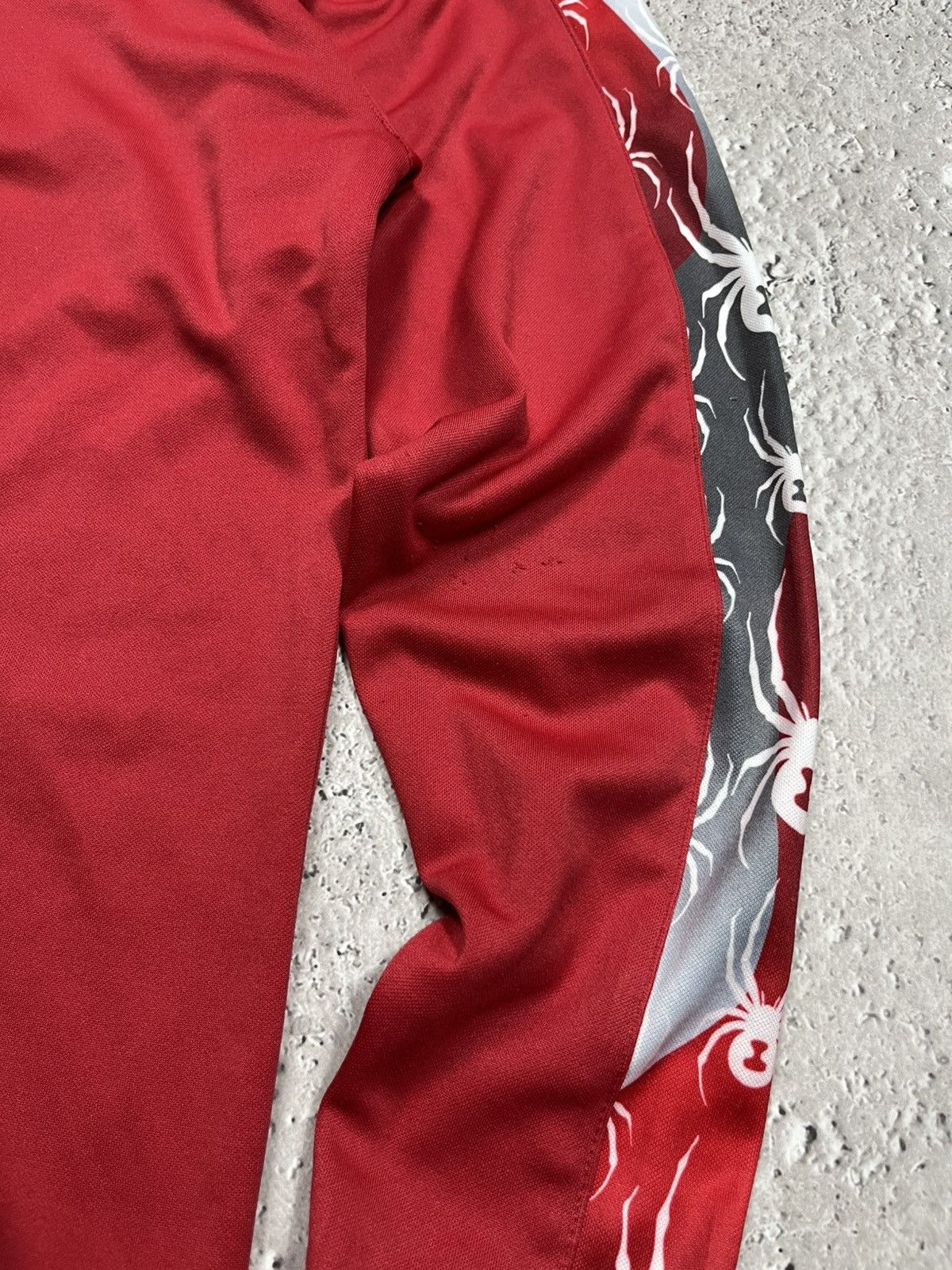 Spyder Spyder Red Quarter Zip Pullover Spider Graphic Long Sleeve S Size US S / EU 44-46 / 1 - 14 Thumbnail