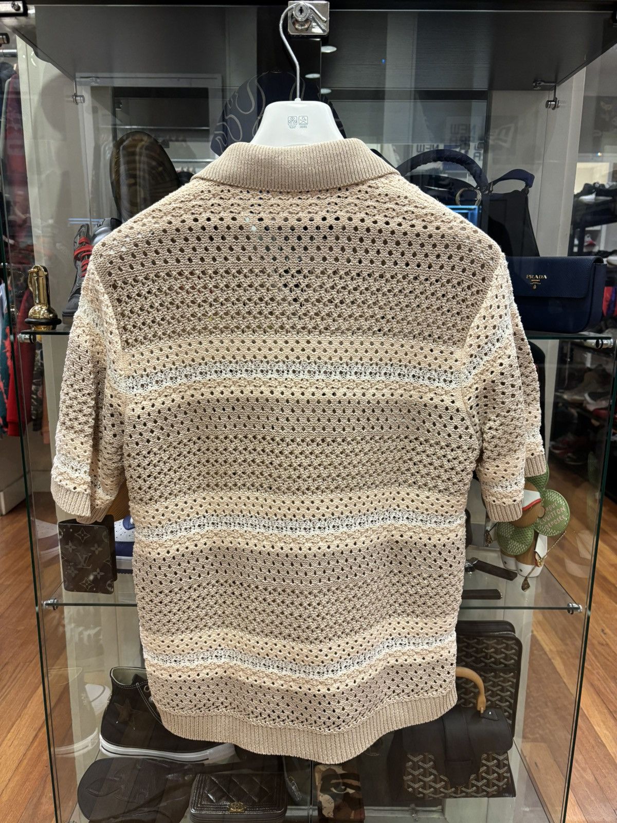 Kith Kith Open Weave Polo Beige Size US L / EU 52-54 / 3 - 2 Thumbnail