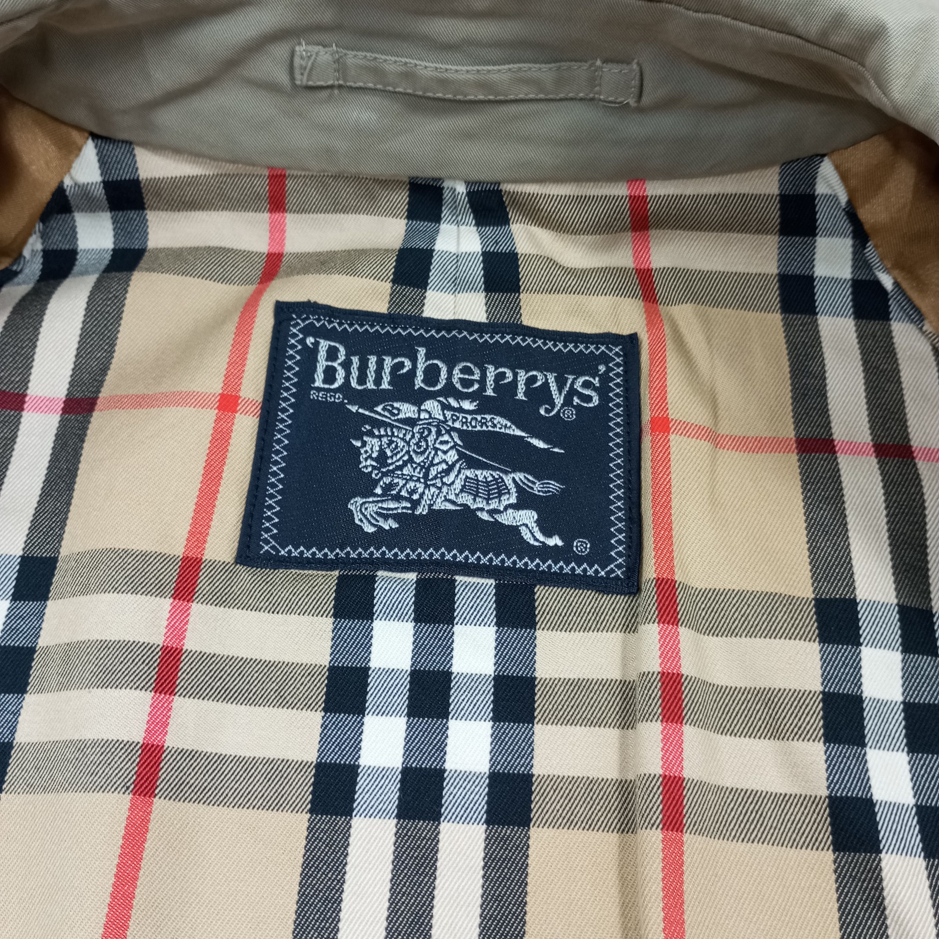 Burberry × Vintage Burberrys Fashion Brand Trench Coat Jacket Size US L / EU 52-54 / 3 - 6 Thumbnail