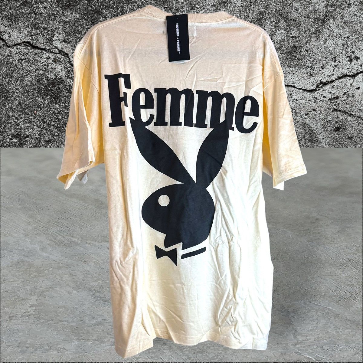 Homme + Femme La •NWT• Playboy x Homme + Femme LA Graphic Bunny Tee • Large Size US L / EU 52-54 / 3 - 4 Thumbnail