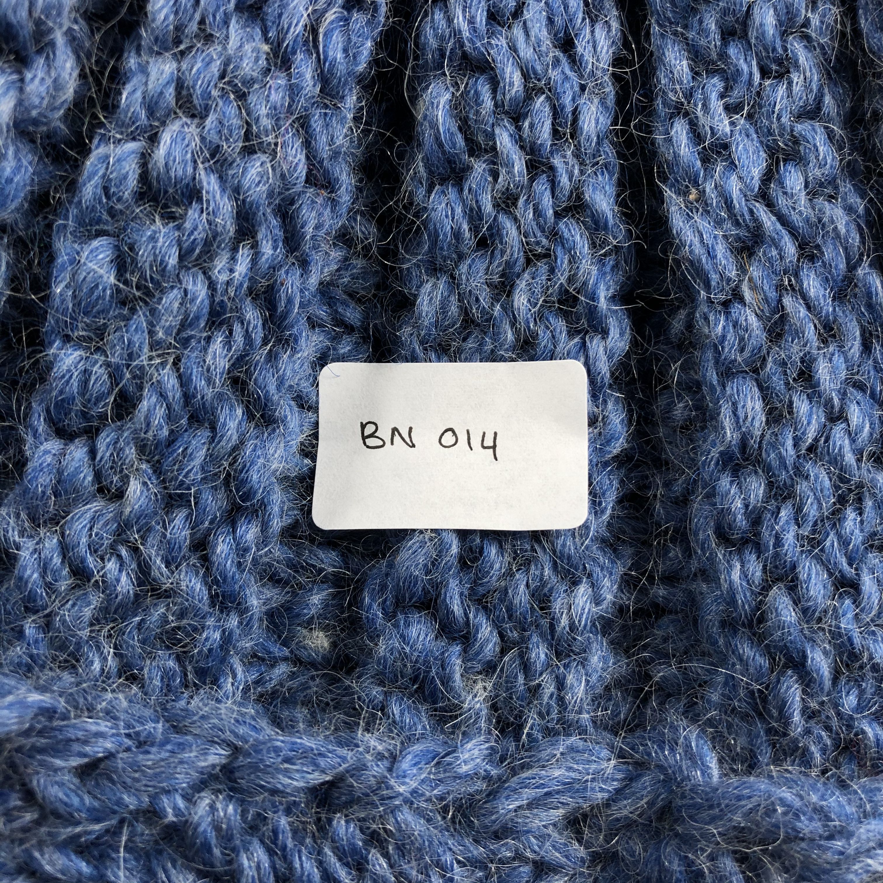 Japanese Brand Plain Cable Knit Beanie Size ONE SIZE - 4 Thumbnail