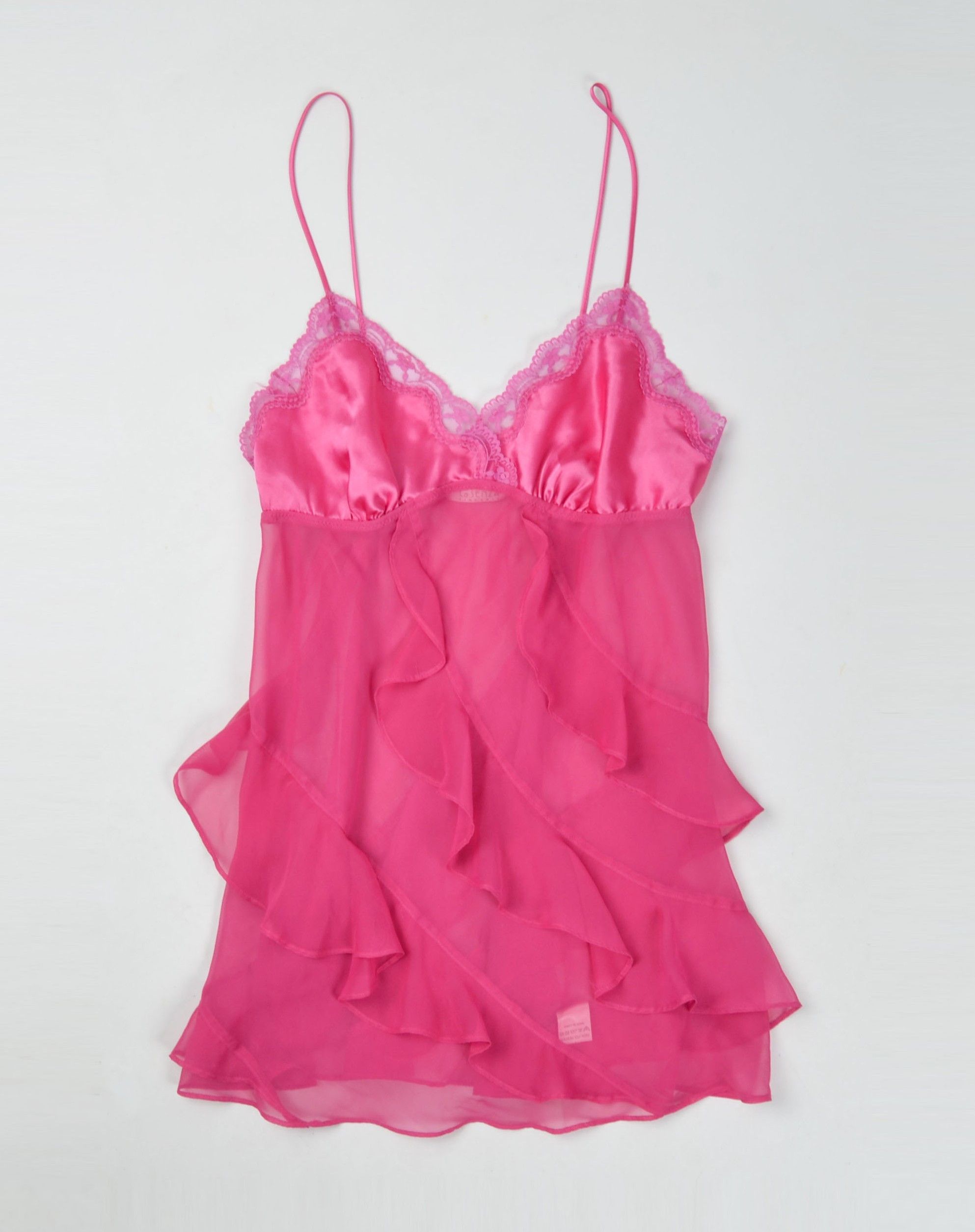 Other La Senza Y2K Coquette Glam Ruffle Mesh Cami Top Tunic Size M / US 6-8 / IT 42-44 - 4 Thumbnail