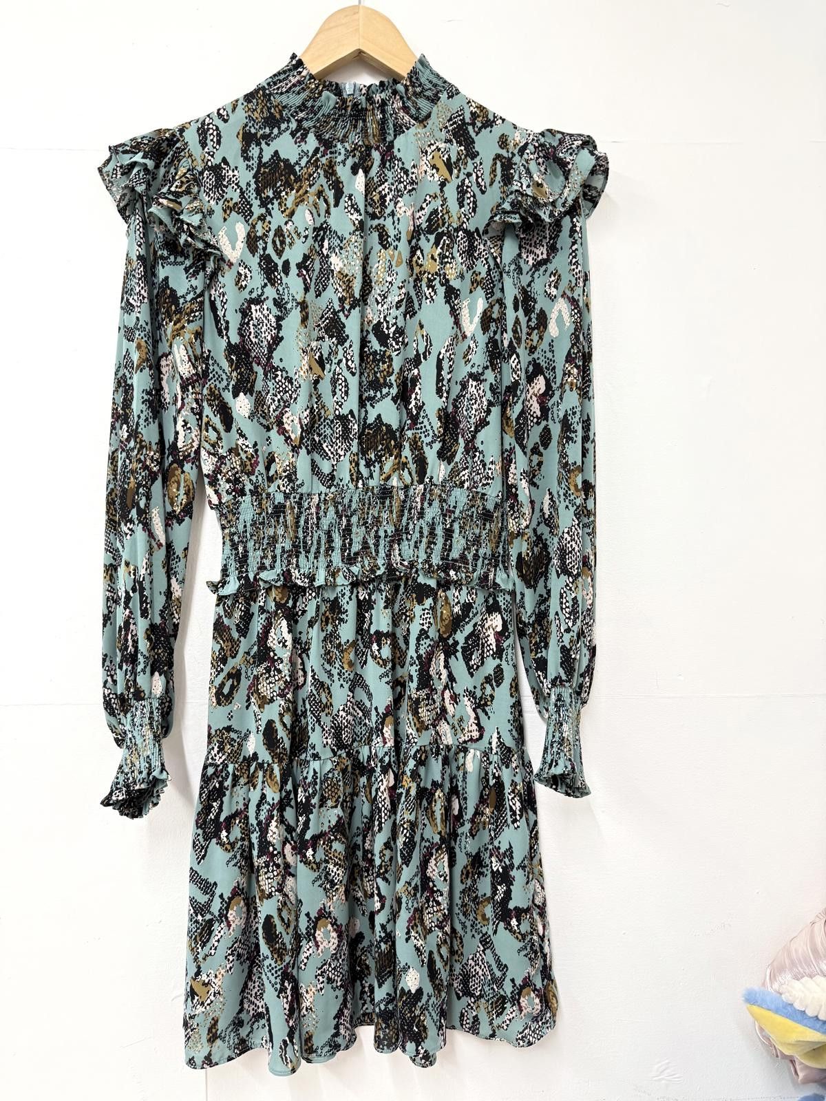 Other Karen Millen Printed Long Sleeve Dress UK 6 / US 2 / EU 34 Size XS / US 0-2 / IT 36-38 - 1 Thumbnail