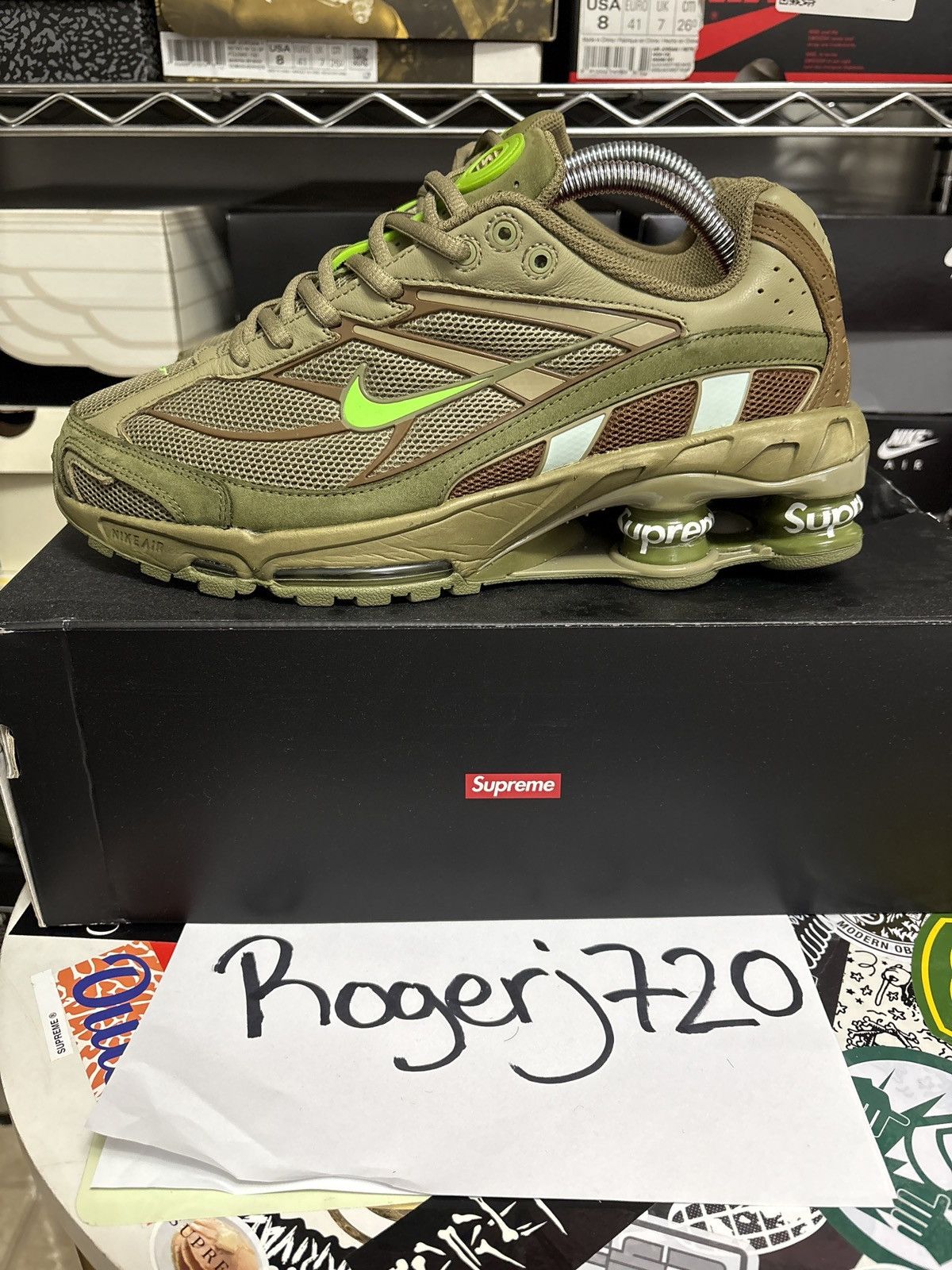 Nike × Supreme Supreme Nike Shox Ride 2 SP Size US 8 / EU 41 - 1 Thumbnail