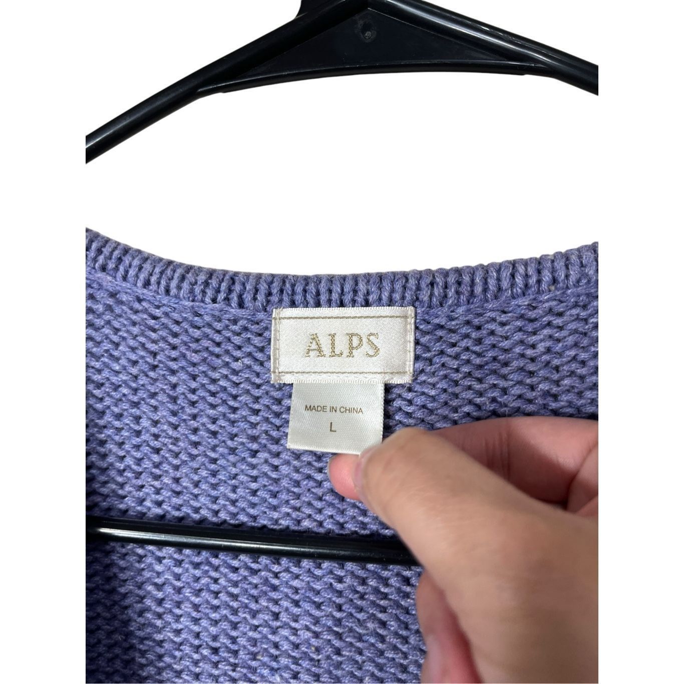 Other Vintage Alps Early 2000s Purple Snowflake Sweater Vest Size Size M / US 6-8 / IT 42-44 - 5 Thumbnail