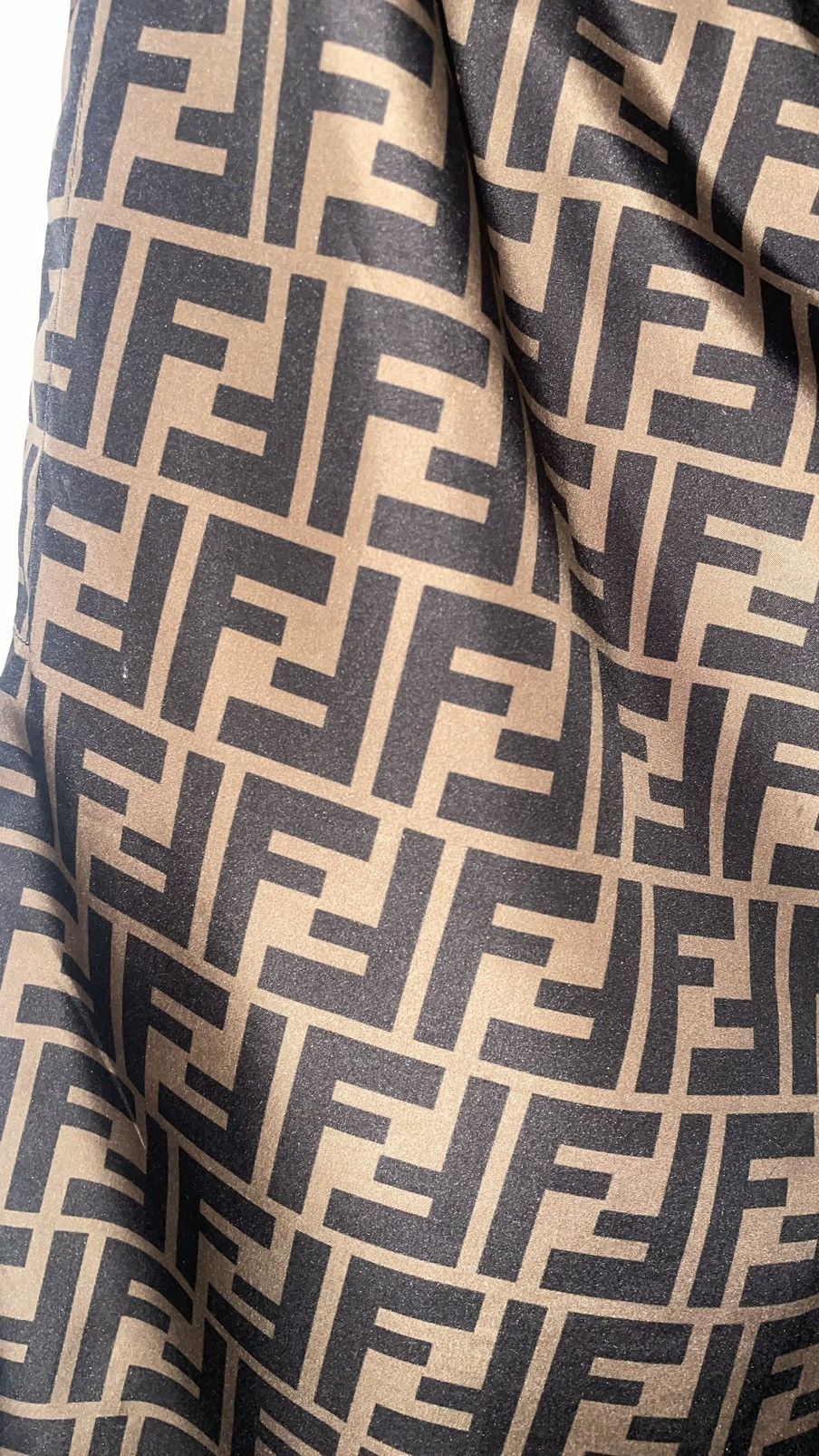 Fendi Fendi brown nylon pants sz 48 (XL) new Jogging pants Size US 32 / EU 48 - 5 Thumbnail