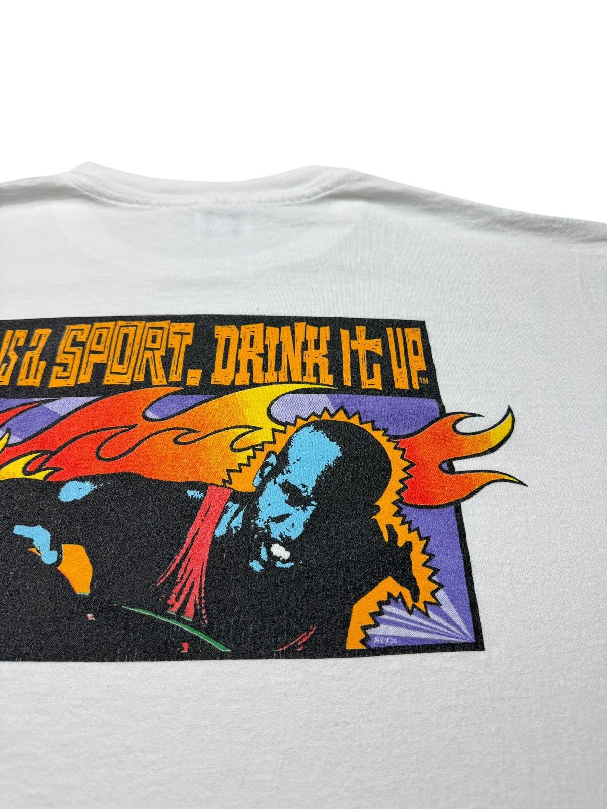 Vintage Vintage 90’s Gatorade Frank Kozik Art Tee Shirt Size US XL / EU 56 / 4 - 4 Thumbnail