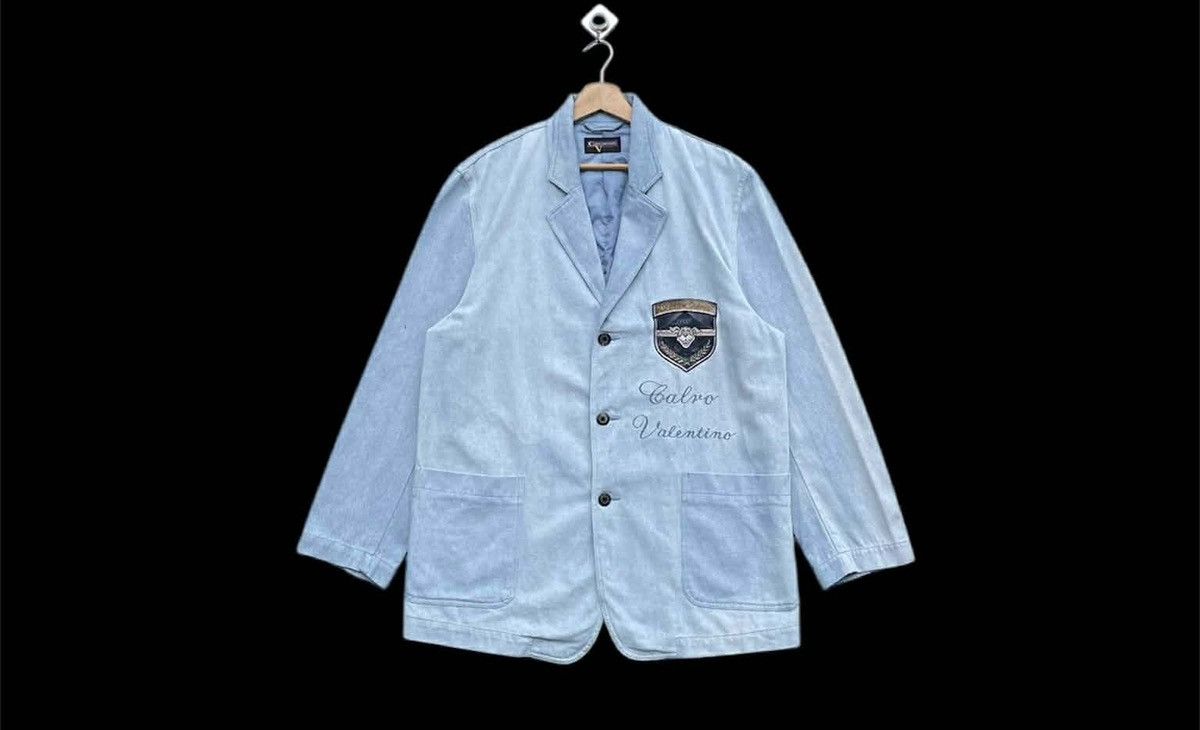 Valentino 🔥Accept Binding Offer🔥 Calro Valentino Denim Blazer Jacket Size US M / EU 48-50 / 2 - 1 Thumbnail