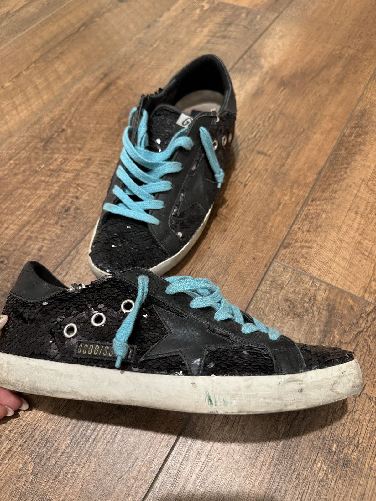Golden Goose Golden Goose Sequined Superstars Size US 8 / IT 38 - 4 Thumbnail