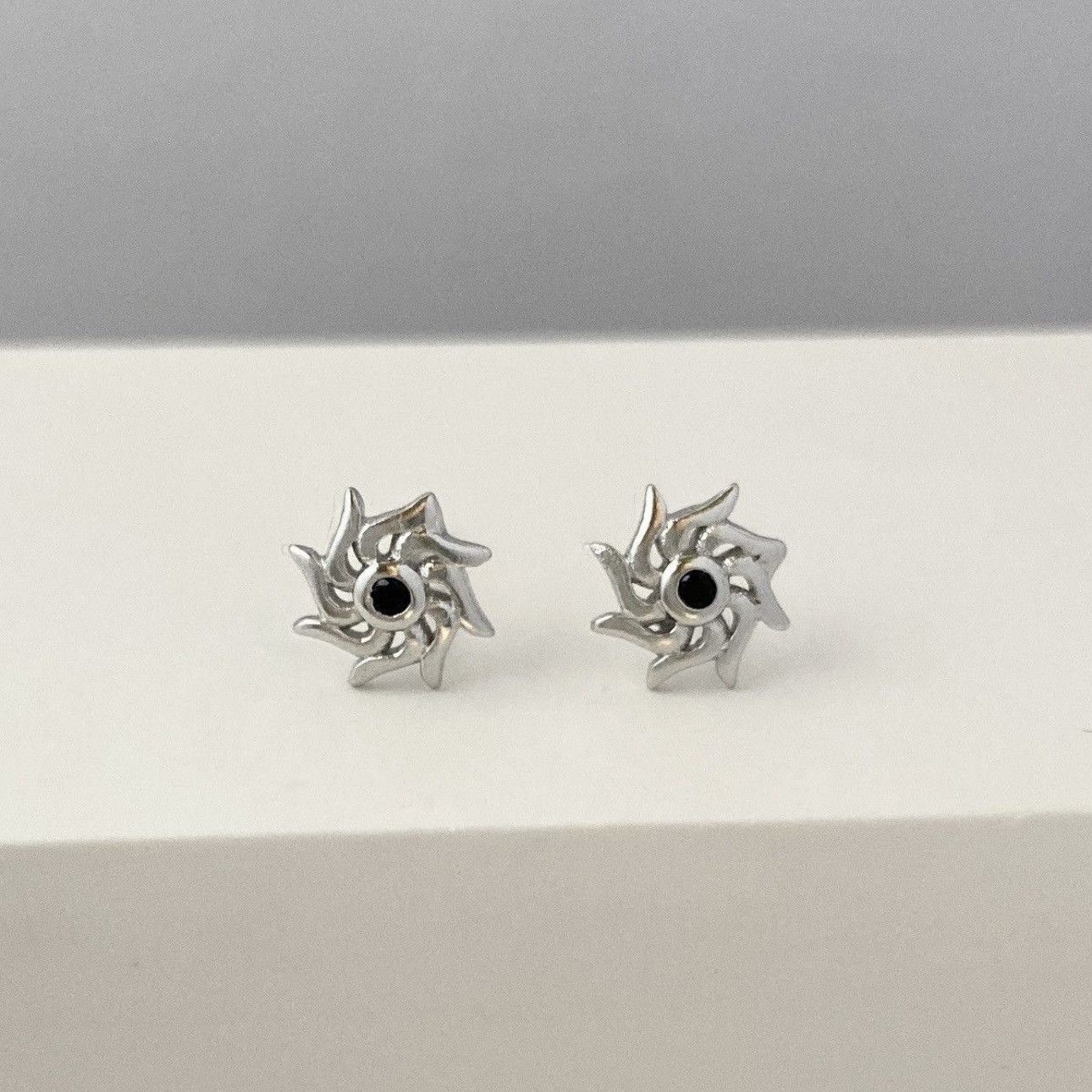 Other Sun Stud Earrings for Men Women Streetwear Unisex Earrings Size ONE SIZE - 1 Thumbnail