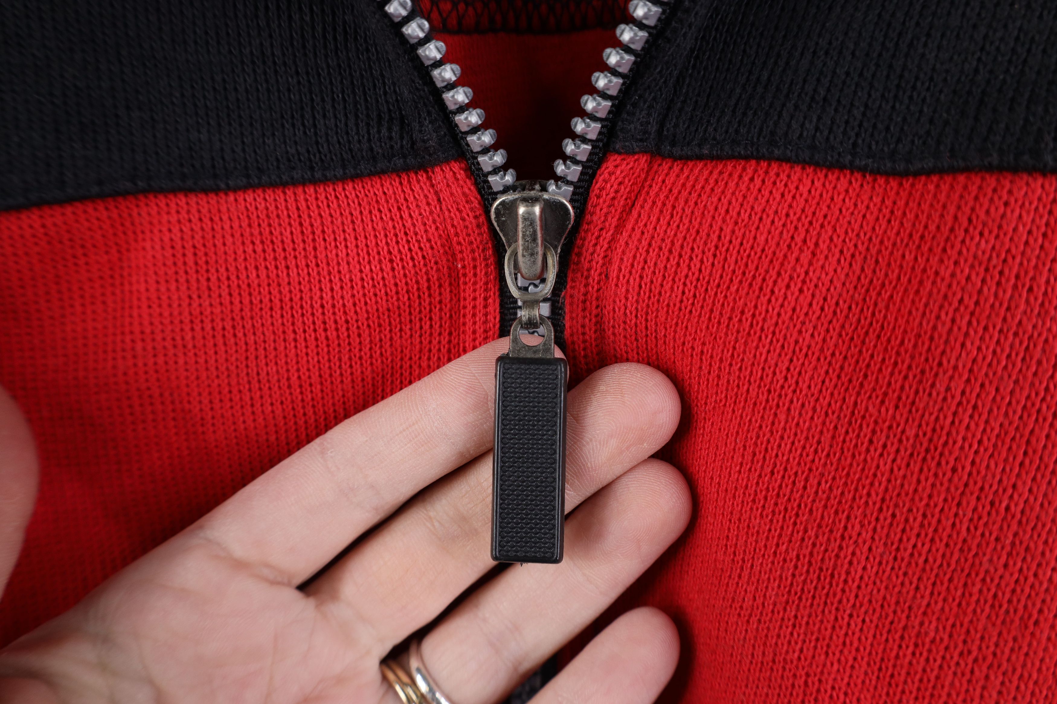Marlboro Vintage 90s Marlboro Ribbed Knit Half Zip Pullover Sweater Size US XL / EU 56 / 4 - 9 Thumbnail