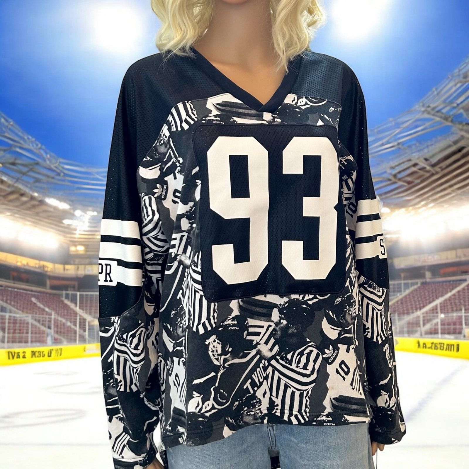 Adidas Adidas Originals Battle Shirt Jersey Graphic 93 Size M Size M / US 6-8 / IT 42-44 - 1 Thumbnail