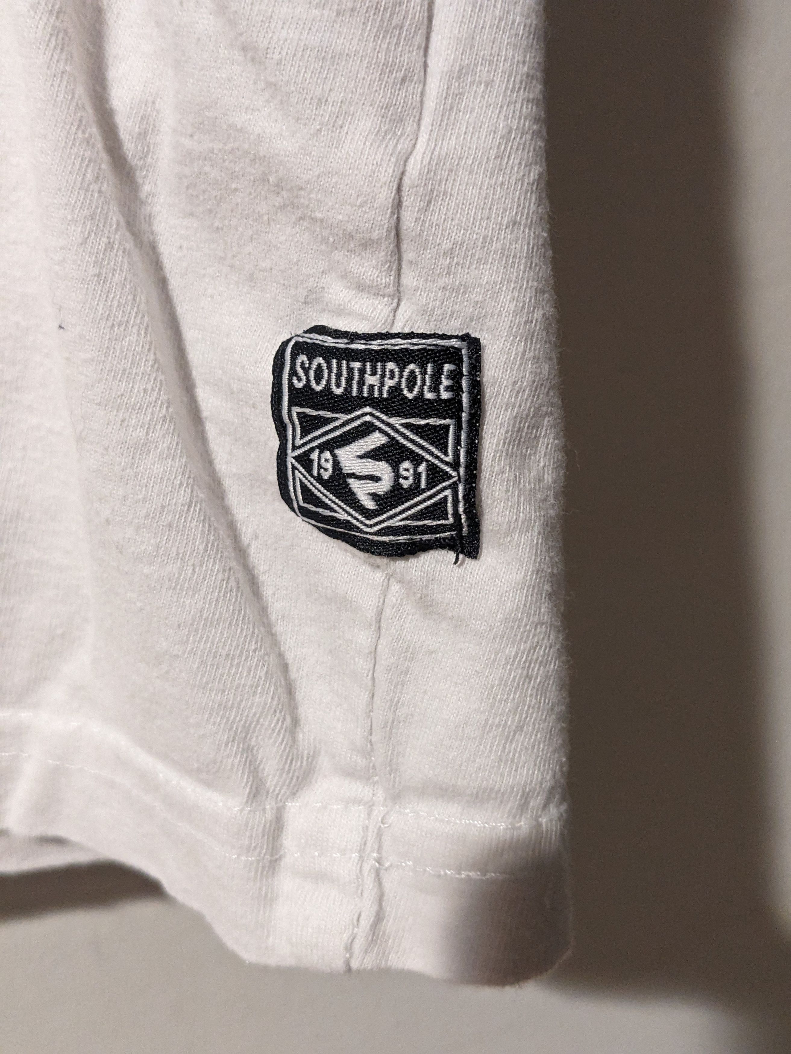 Southpole × Vintage Vintage Y2K South Pole Grunge Beige Gray Large T-Shirt Size US L / EU 52-54 / 3 - 3 Thumbnail