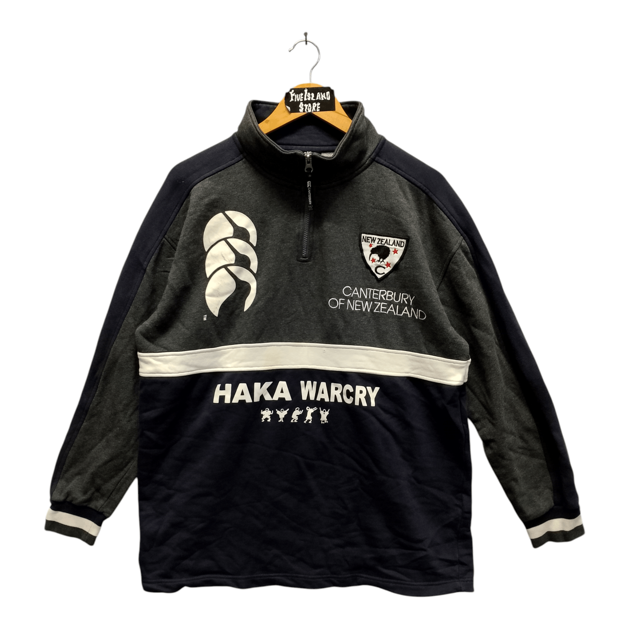 Canterbury of New Zealand Vintage Y2K Canterbury of New Zealand Haka Warcry Half Zip Size US M / EU 48-50 / 2 - 1 Thumbnail