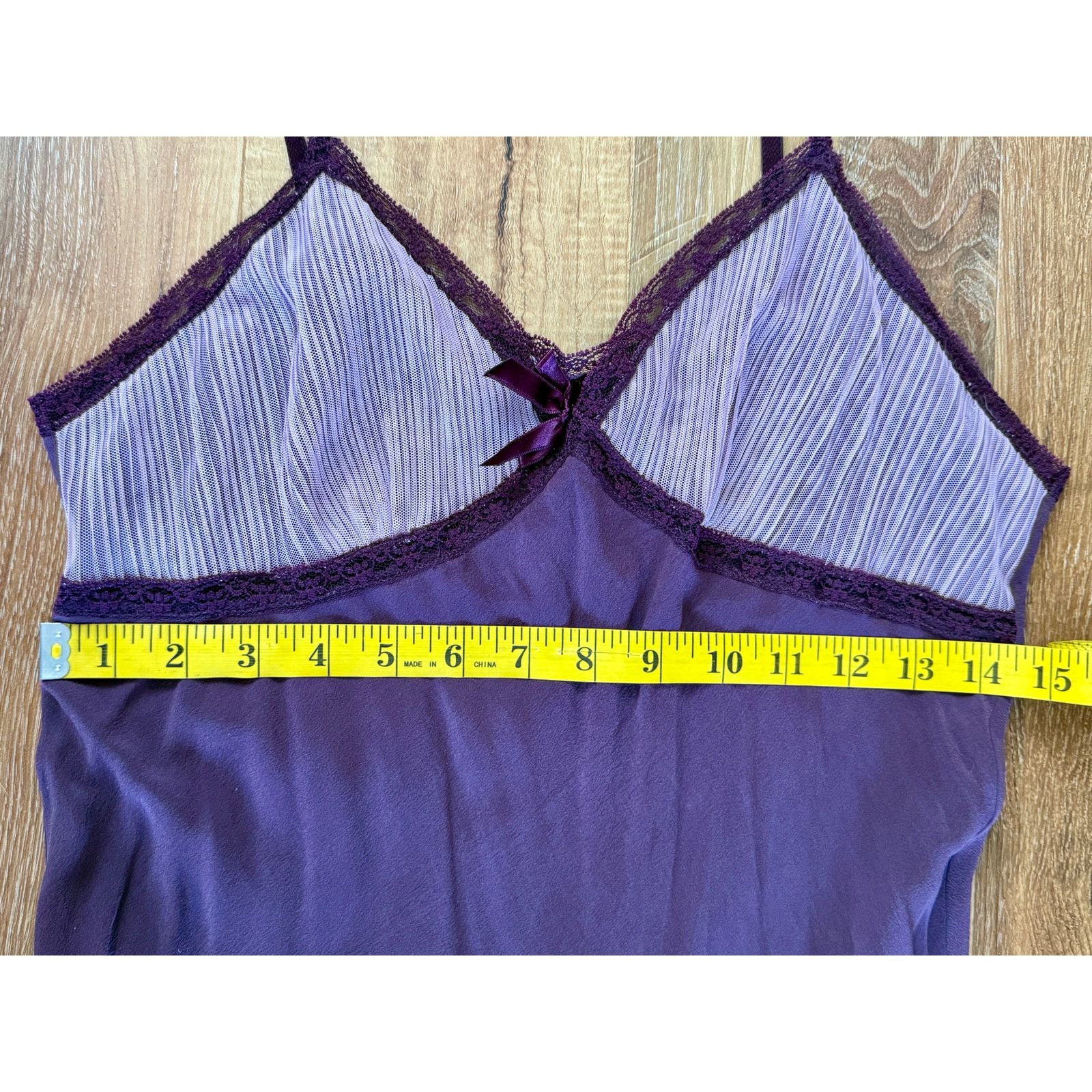 Victoria's Secret Vintage Victoria Secret Silk Nylon Purple Pink Slip Dress Size ONE SIZE - 4 Thumbnail