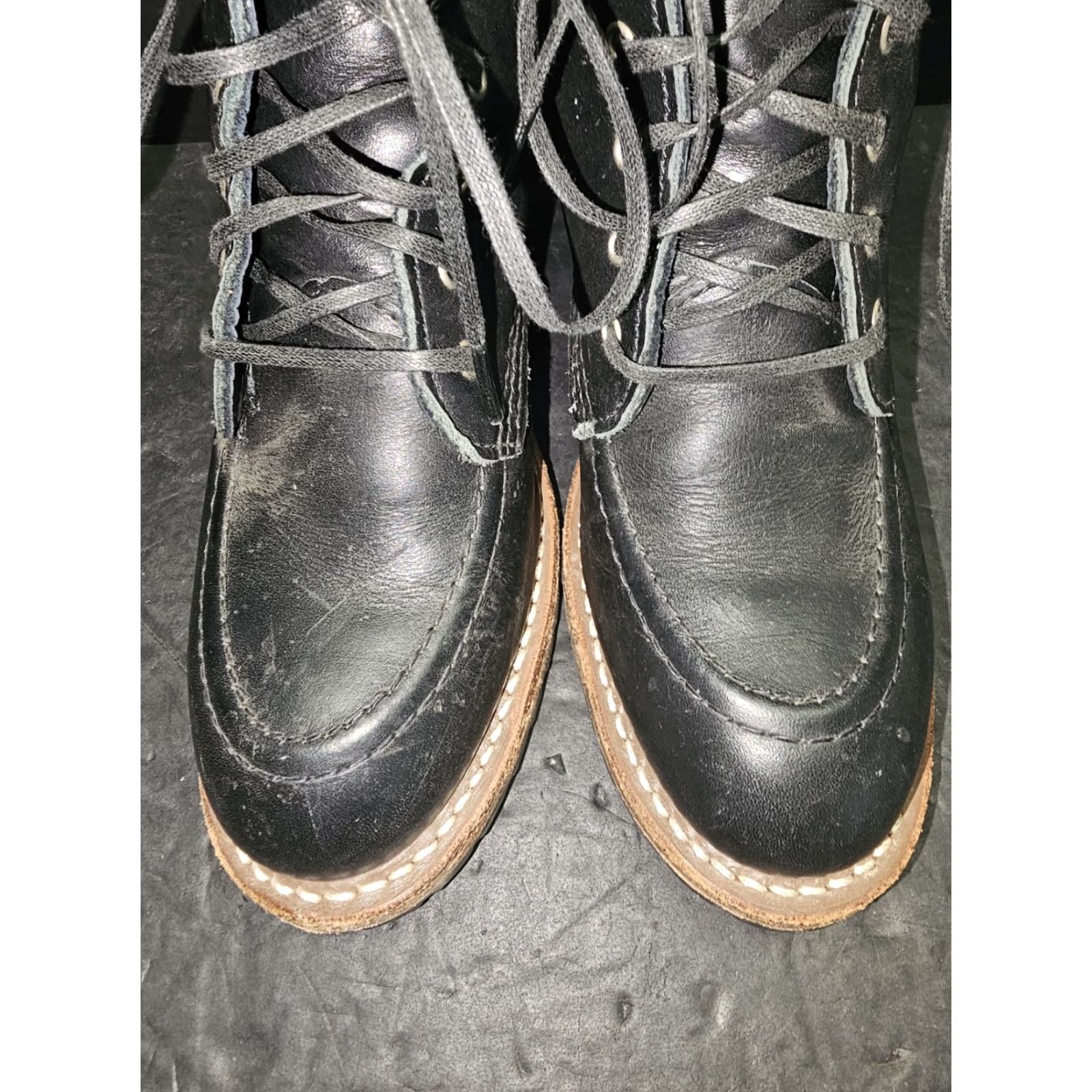 Red Wing VINTAGE Red Wing Clara Boots 3405 Women’s Heeled Ankle Black Leather Size 6 B - No Box Size US 6 / IT 36 - 5 Thumbnail