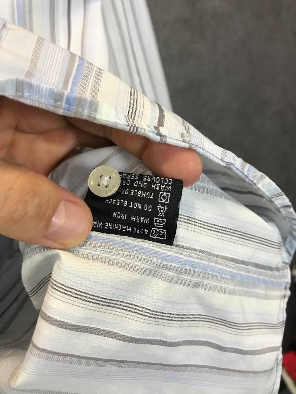 Balmain Balmain Homme vintage designer striped shirt Size US XL / EU 56 / 4 - 6 Thumbnail