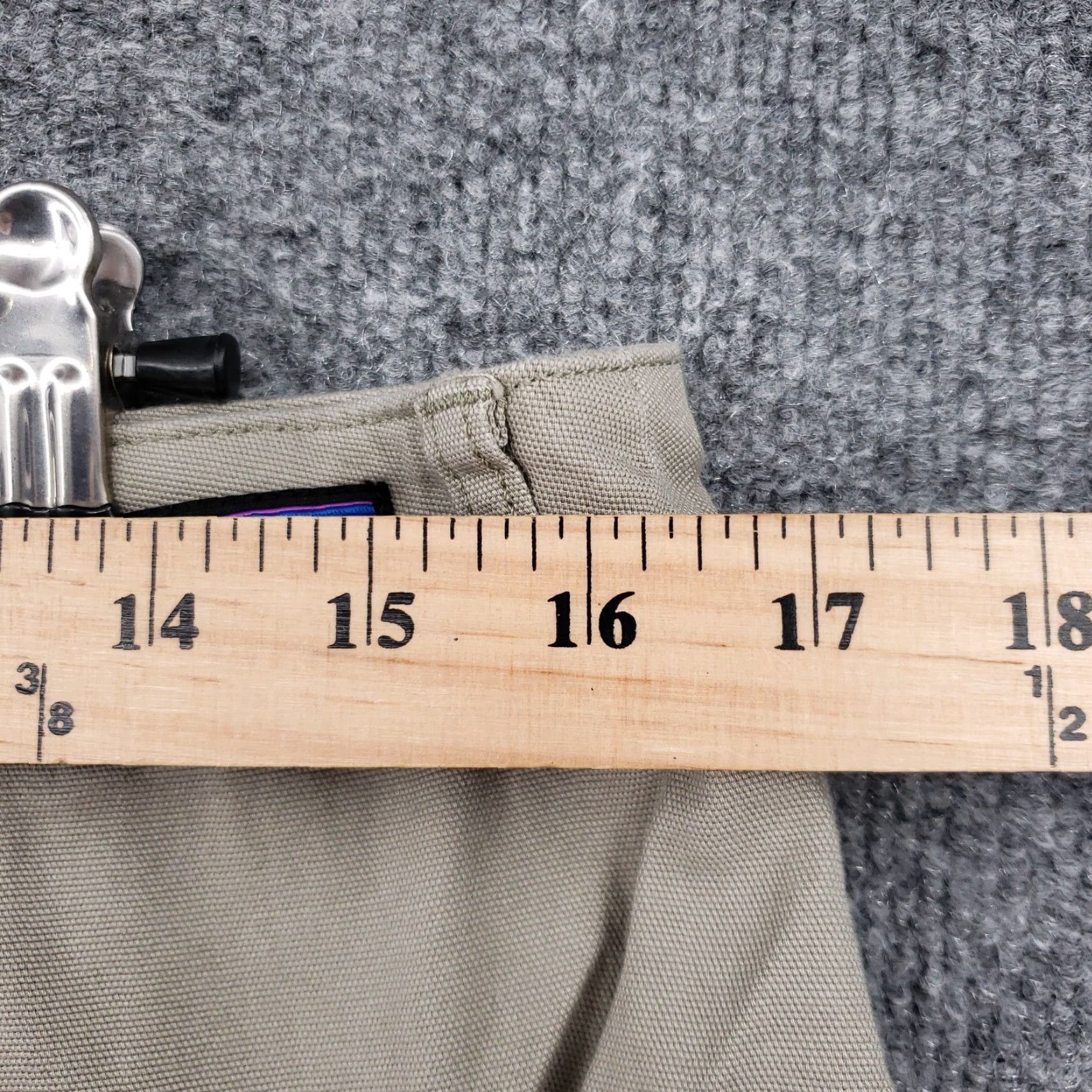 Patagonia Patagonia Skirt Womens 12 Gray Cotton Mini Casual Lined Pockets Zipper Button Regular XS? Size 34" / US 12 / IT 48 - 6 Thumbnail