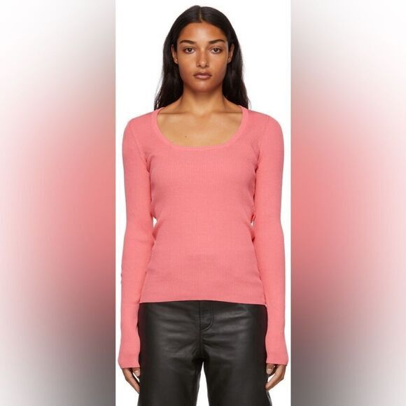 Remain Birger Christensen Serena fitted ribbed knit top