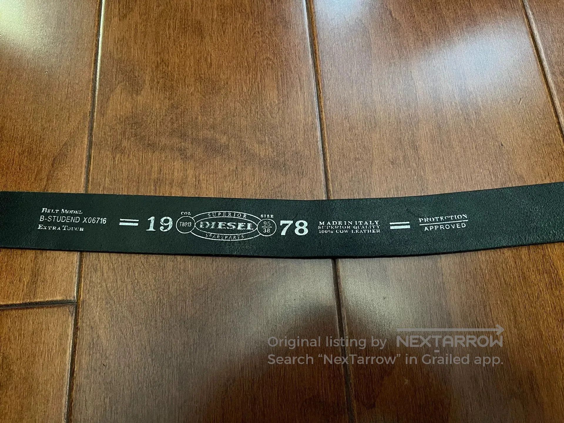 Diesel Diesel Rivet Leather Belt. Size ONE SIZE - 5 Thumbnail