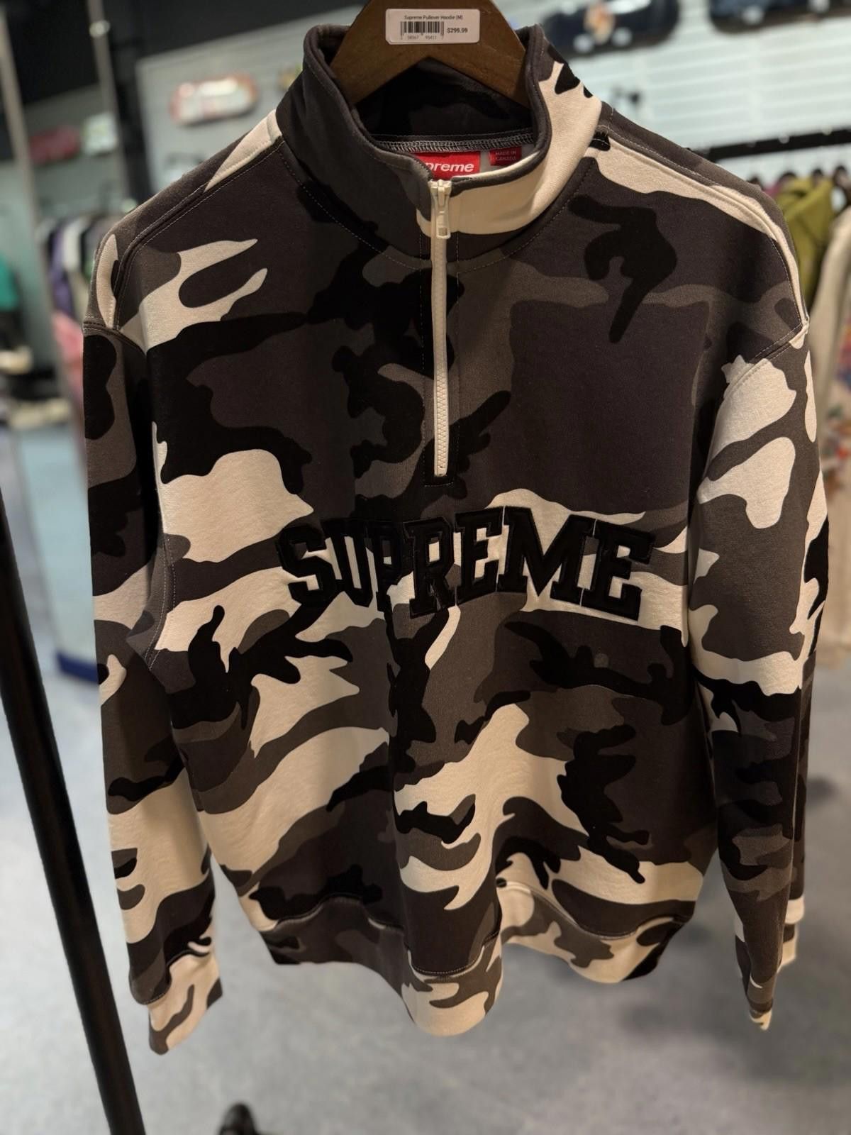 Supreme Supreme Shop Flag Half Zip Pullover Camo London Medium SS26 Size US M / EU 48-50 / 2 - 3 Thumbnail