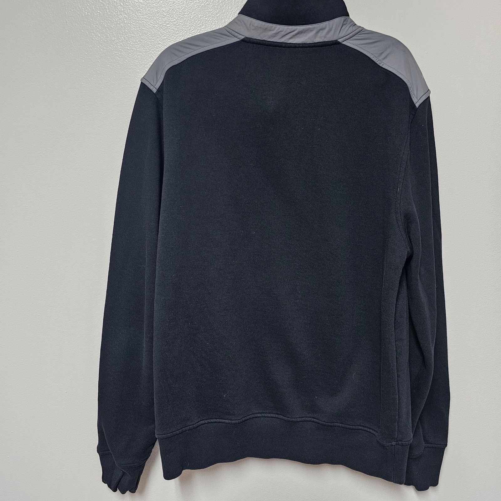 Michael Kors Michael Kors Mens 1/4 Zip Cotton Black Sweater Size Large Size US L / EU 52-54 / 3 - 2 Thumbnail