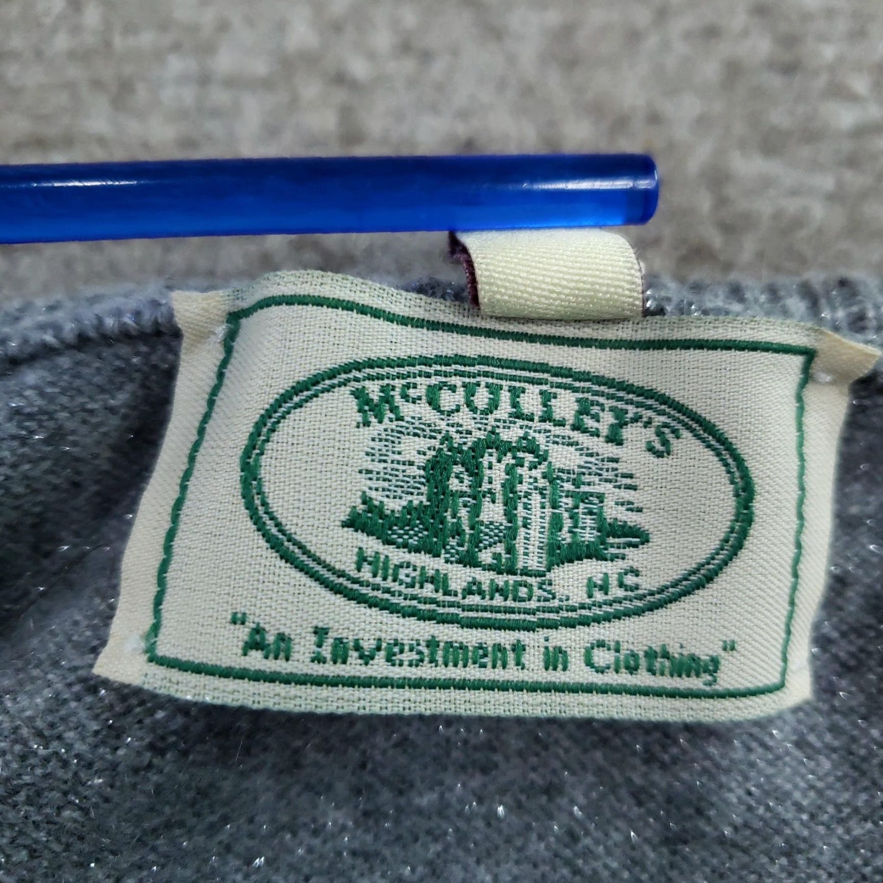 Vintage McCulley’s Sweater Womens Medium Gray Knit Crewneck Pullover Cashmere Slim Knit Pullover Crew Neck Ladies Top Size M / US 6-8 / IT 42-44 - 6 Thumbnail